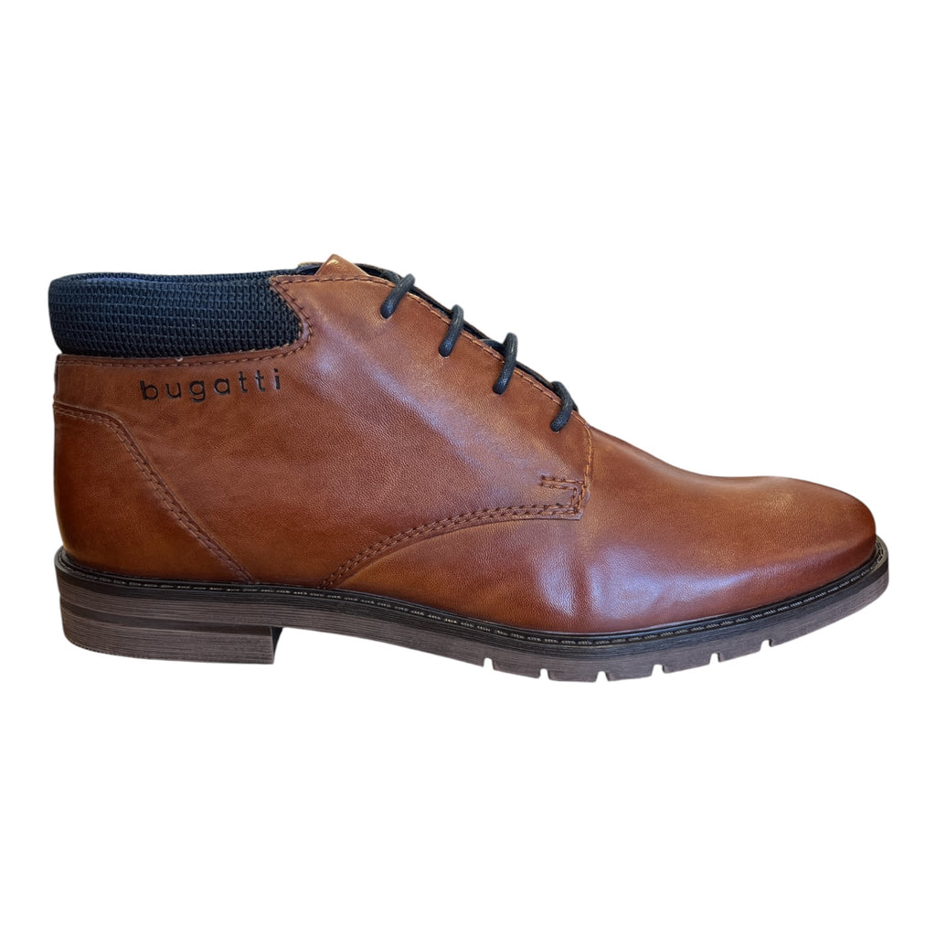 Bugatti Tan Lace-Up Boots