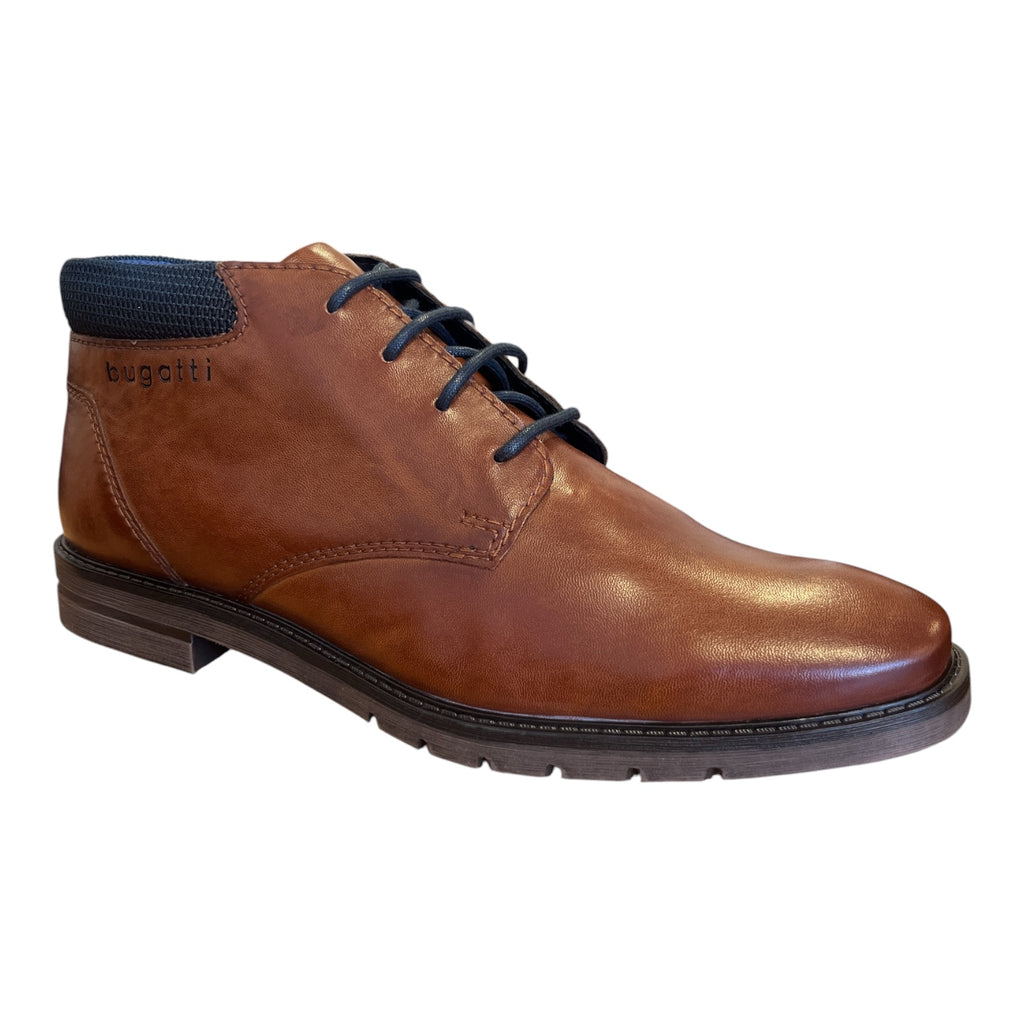 Bugatti Tan Lace-Up Boots