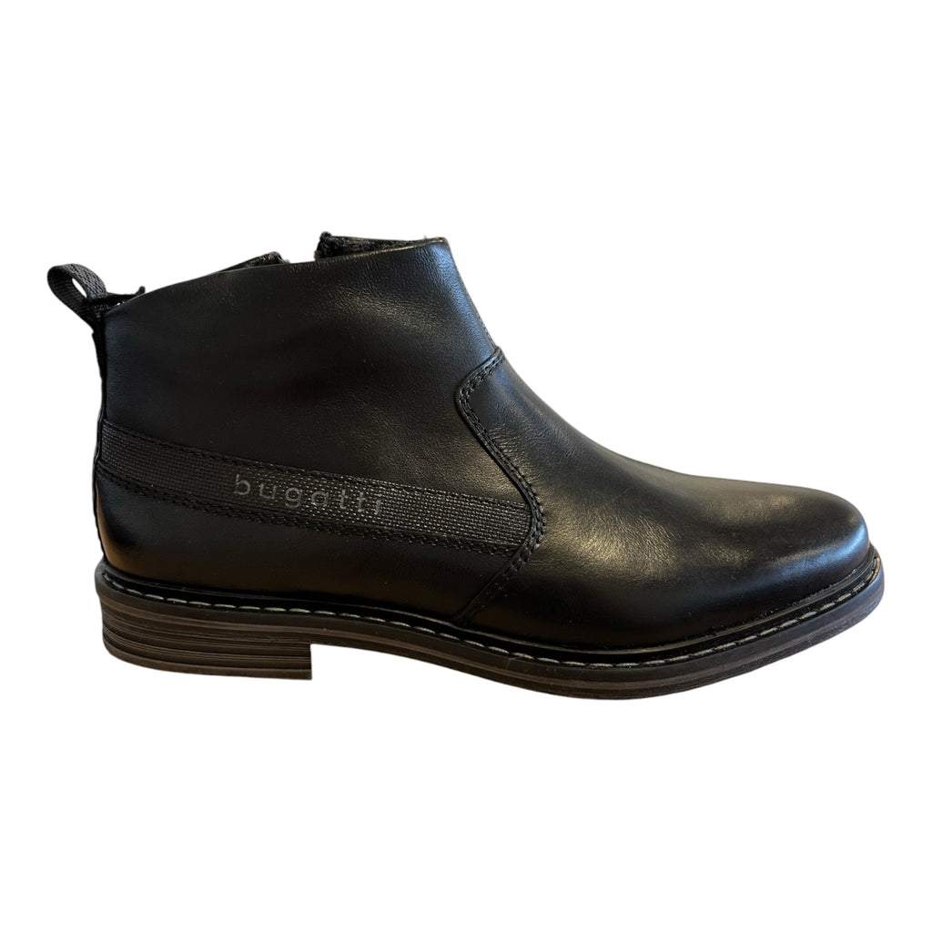 Bugatti Rigalo Evo Mens Black Leather Boots