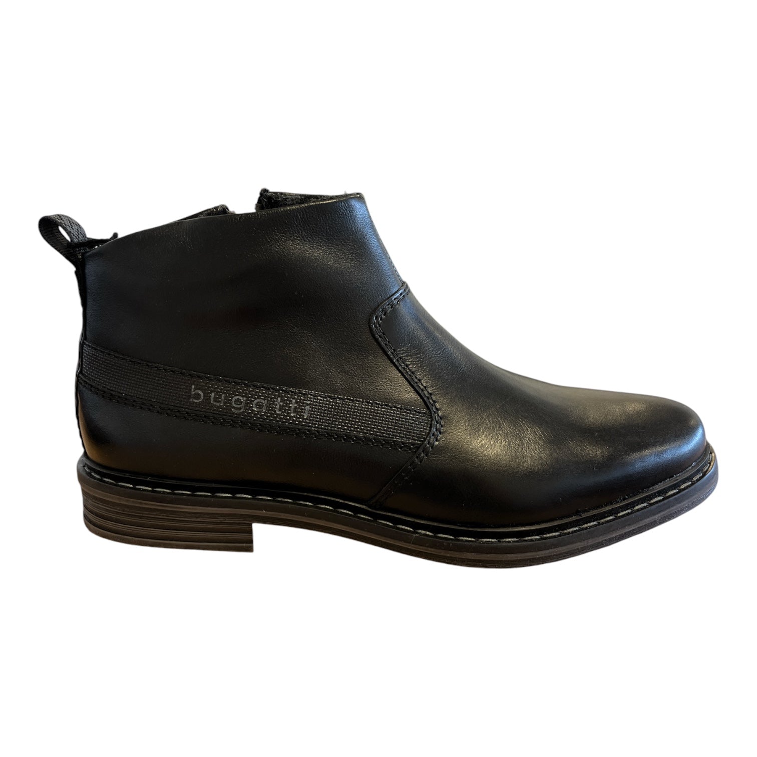 Bugatti Rigalo Evo Mens Black Leather Boots