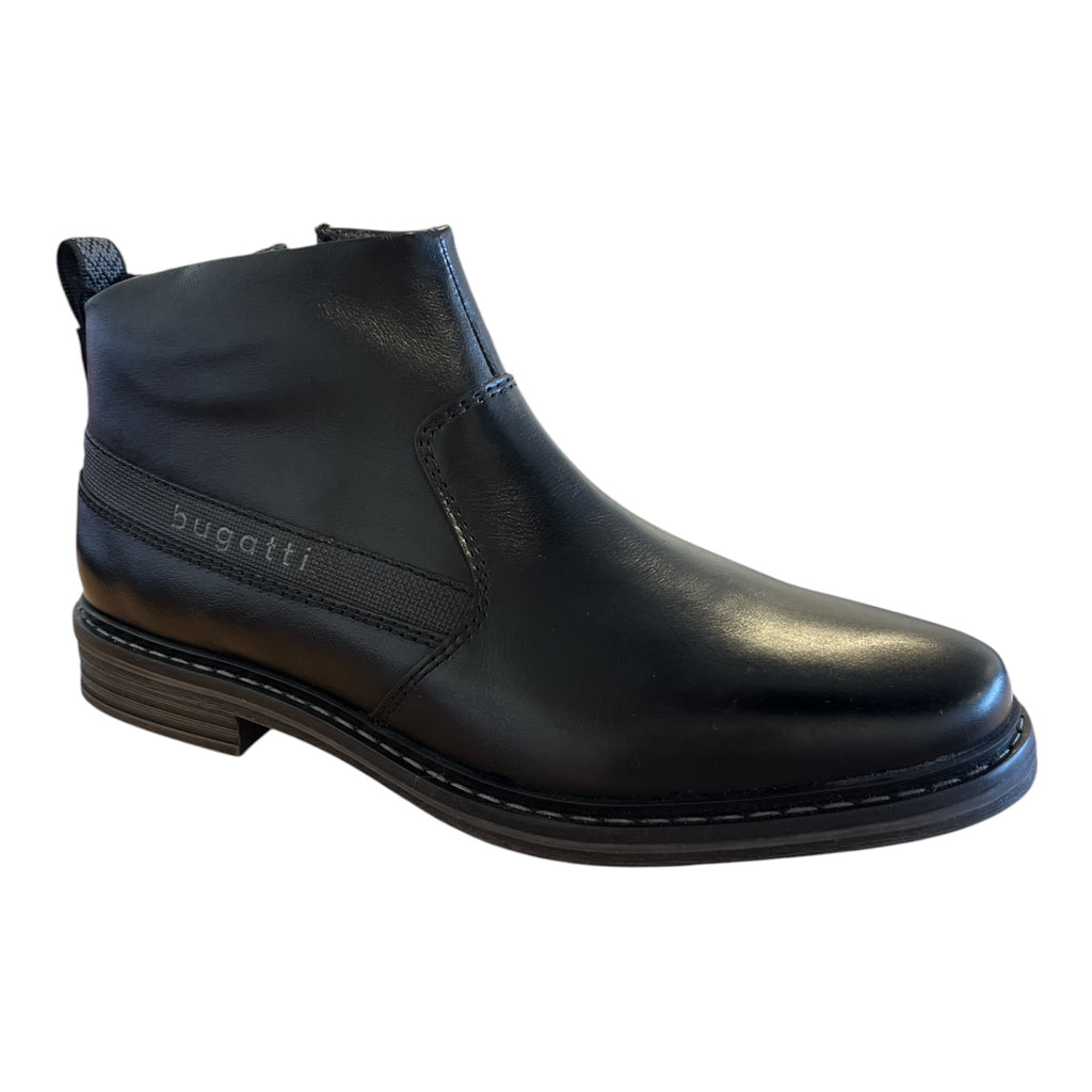 Bugatti Rigalo Evo Mens Black Leather Boots