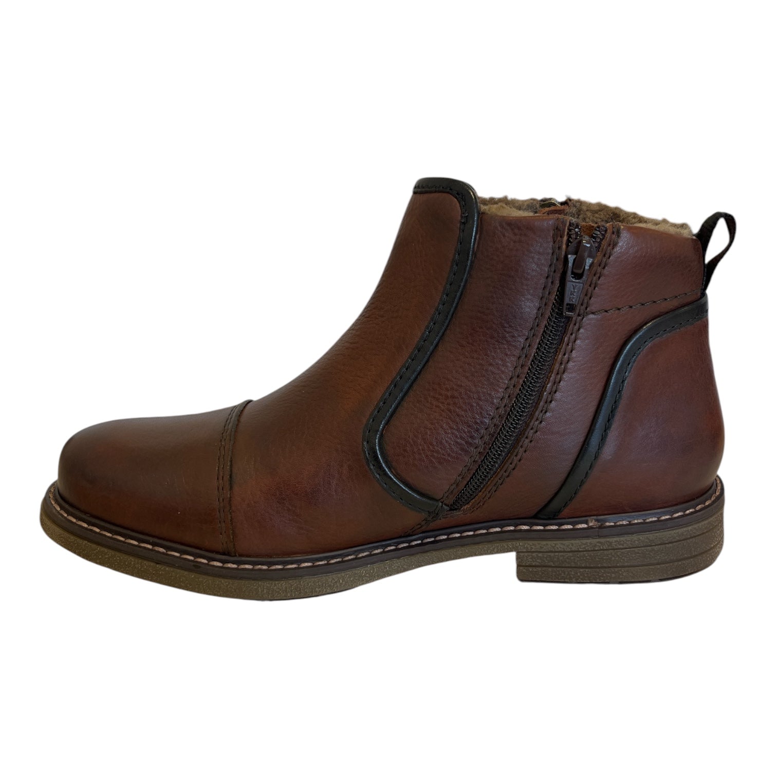 Bugatti Raga Dark Brown Leather Boots