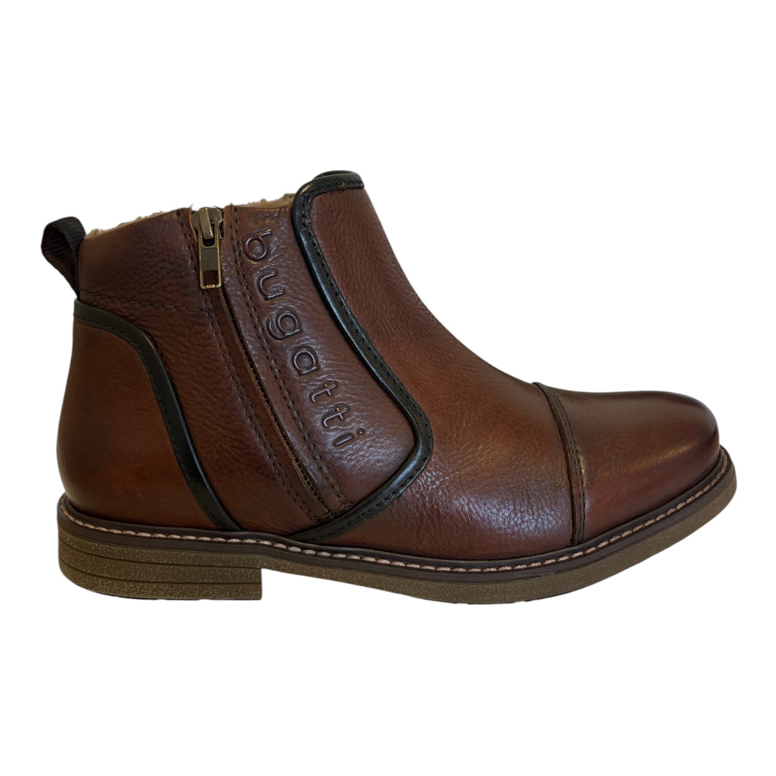 Bugatti Raga Dark Brown Leather Boots