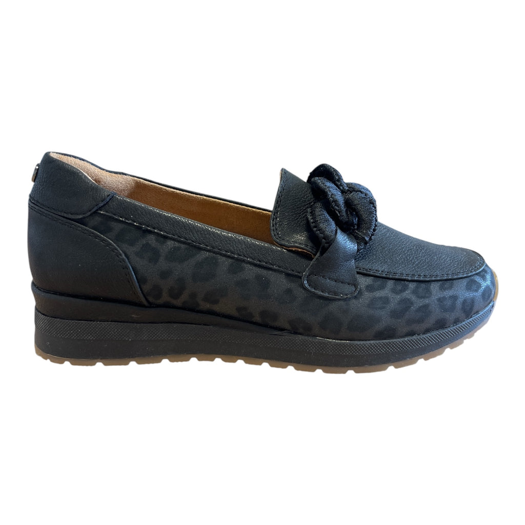 Lotus Maybelle Black Loafers