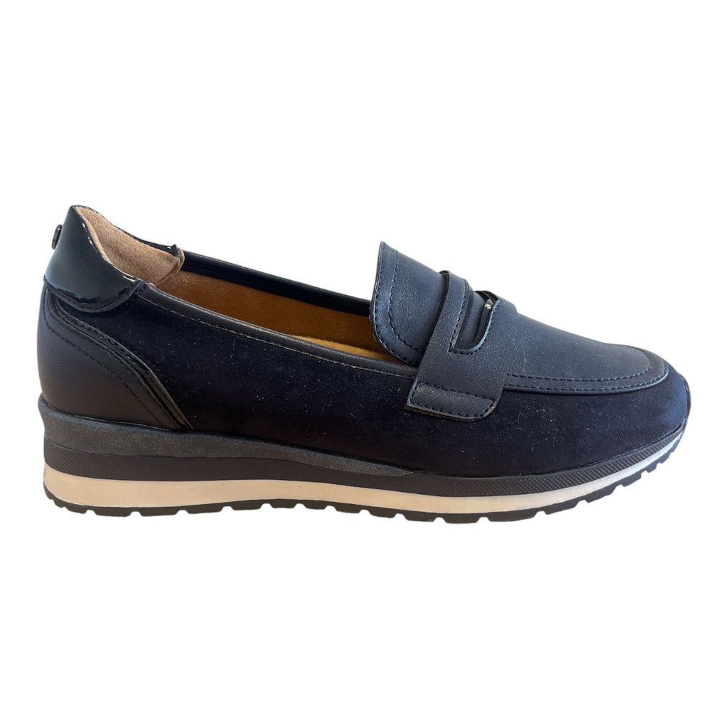 Lotus Montana Navy Loafers