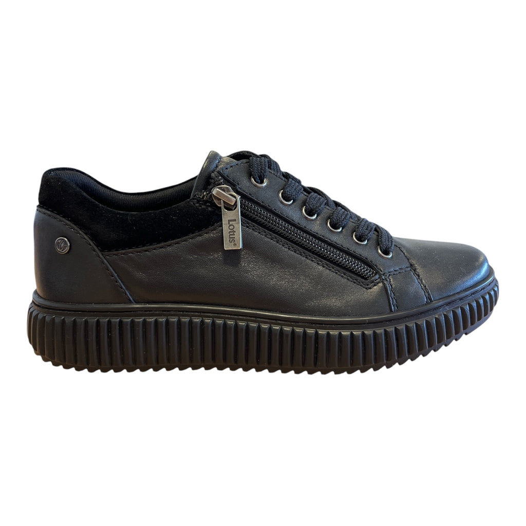 Lotus Juna Black Trainers