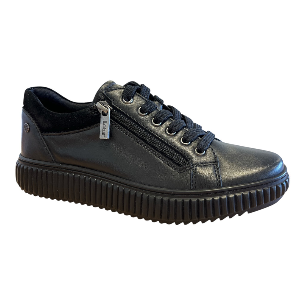Lotus Juna Black Trainers