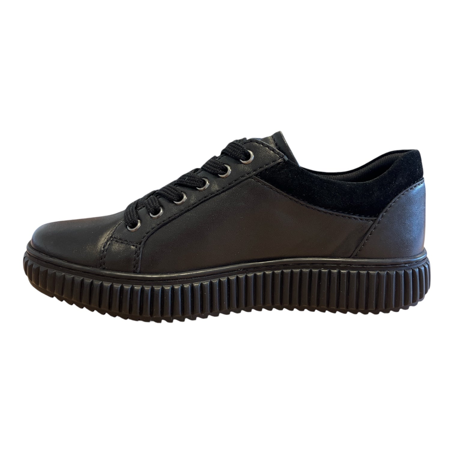 Lotus Juna Black Trainers