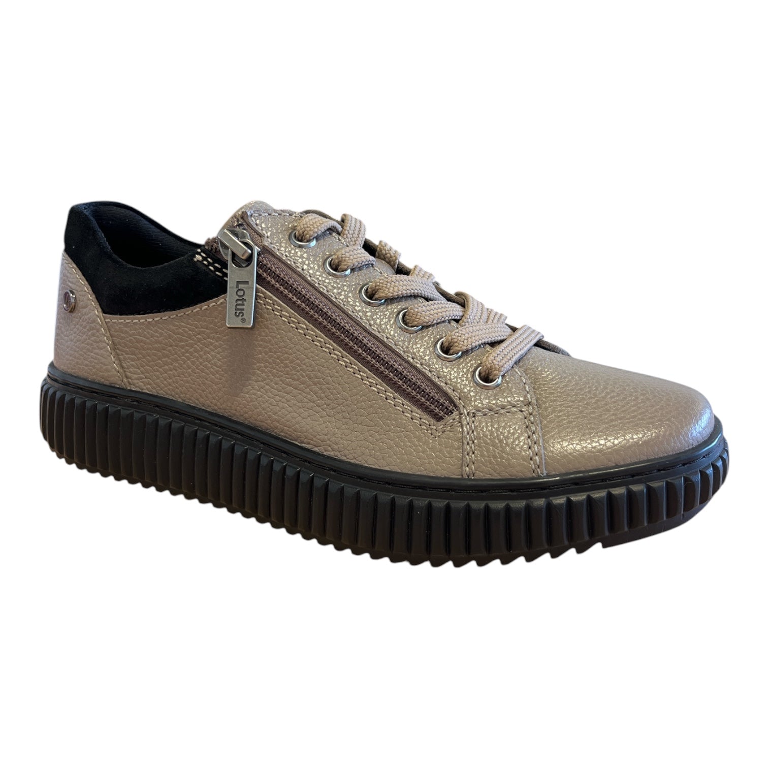 Lotus Juna Taupe Trainers