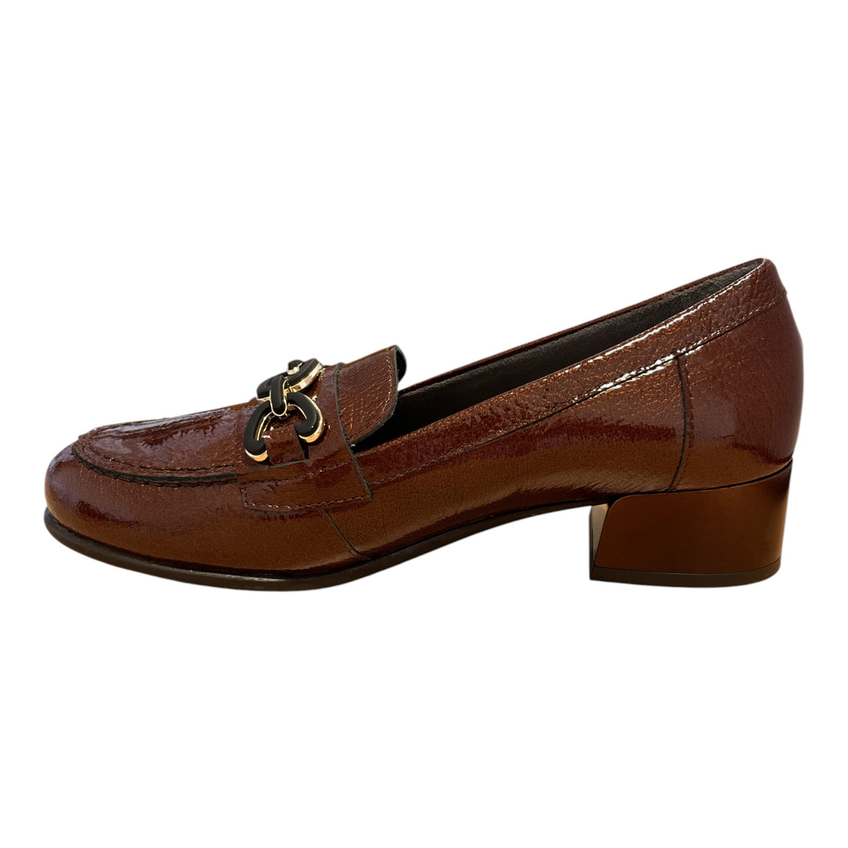 Pitillos Tan Patent Loafers 11.635