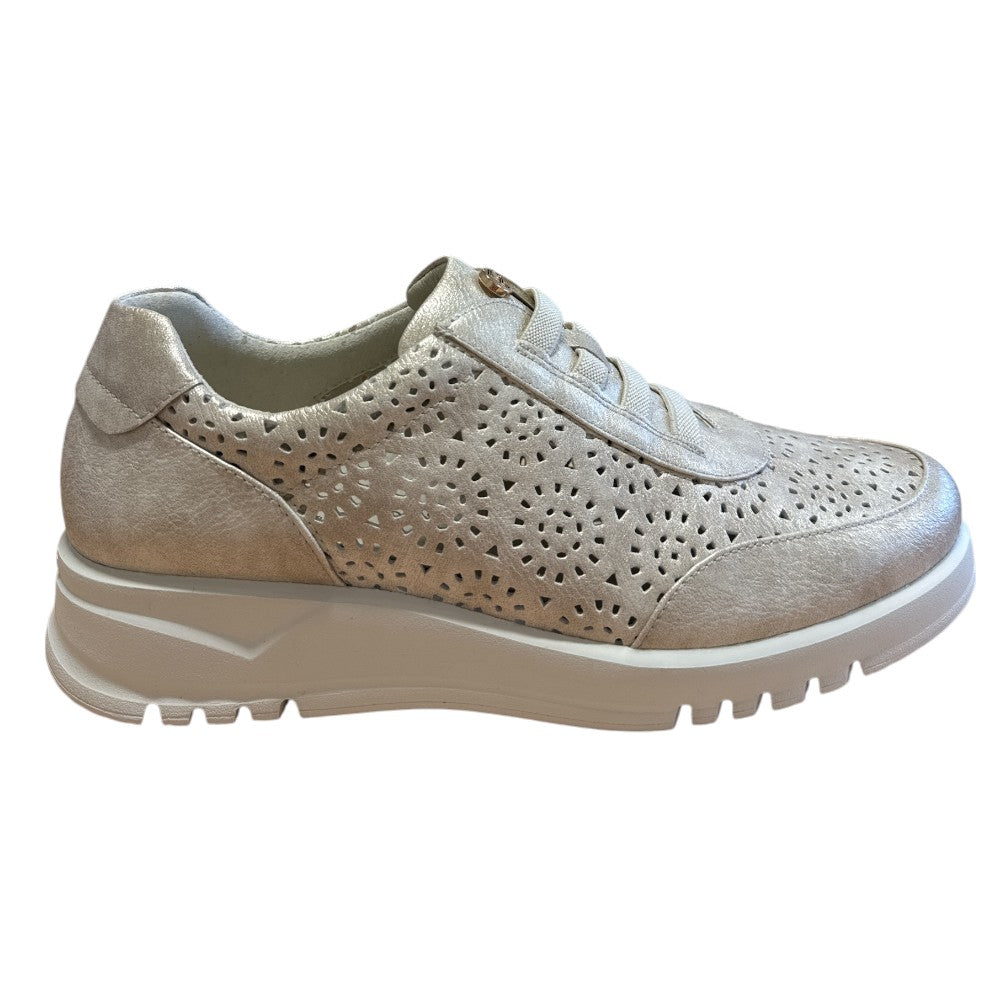 Pitillos 20.301 Beige Leather Casual Slip On Shoes