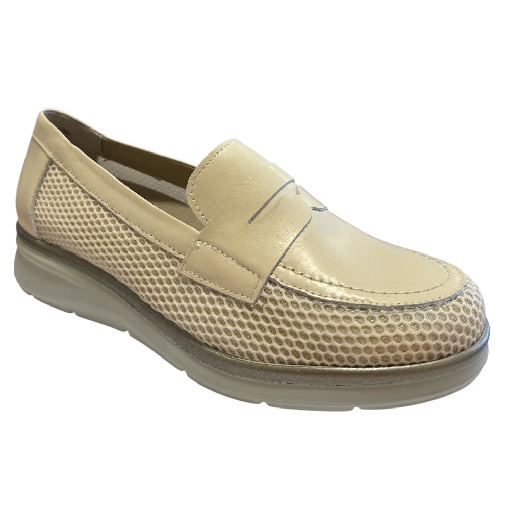 Pitillos 11.022 Beige Leather Loafers