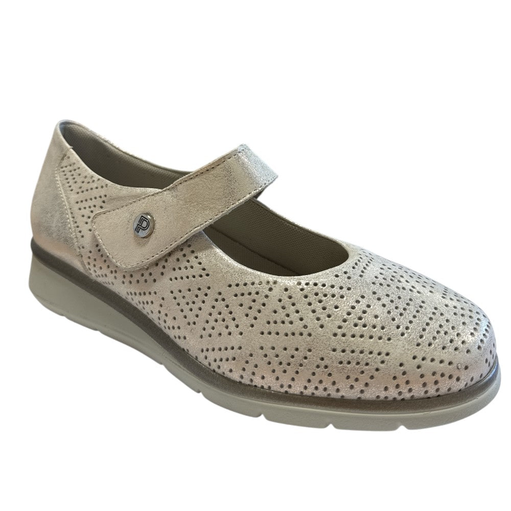 Pitillos 11-030 Silver Leather Casual Shoes