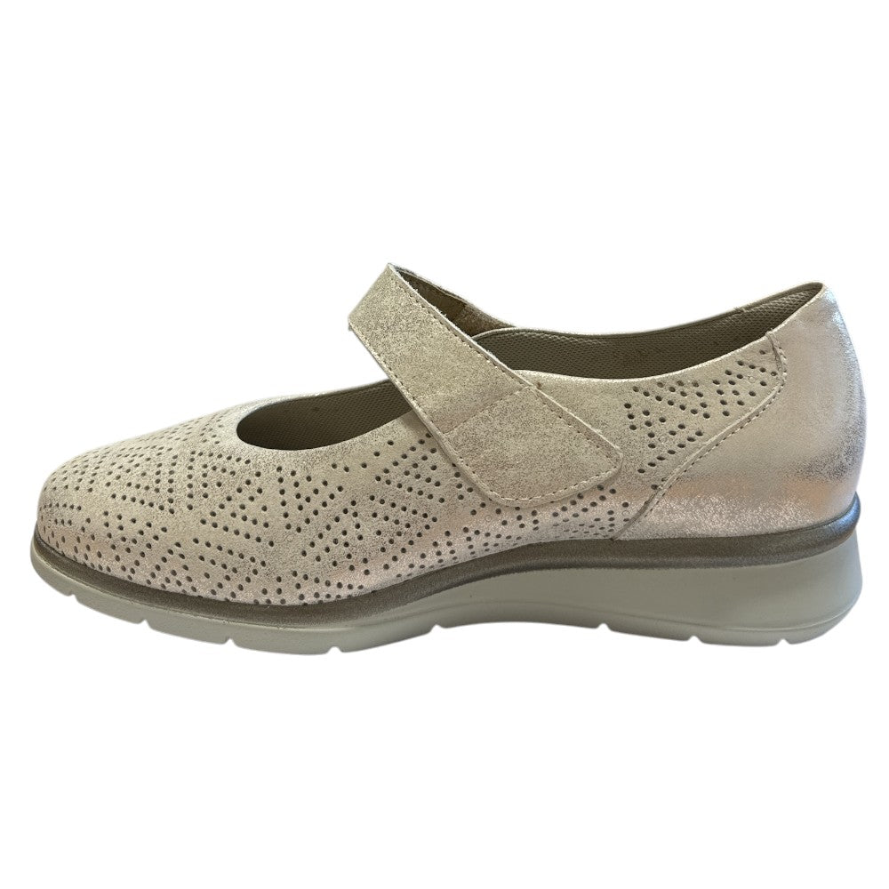 Pitillos 11-030 Silver Leather Casual Shoes