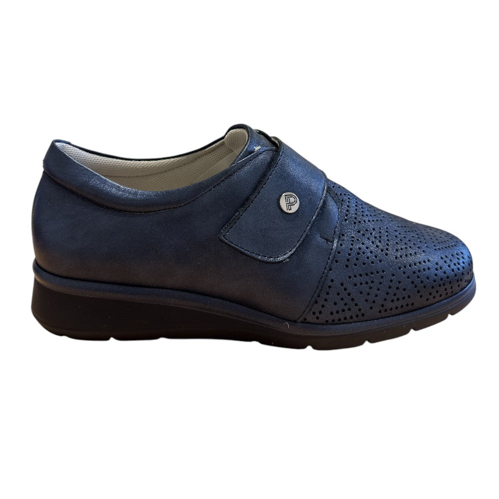 Pitillos 11-031 Navy Leather Casual Shoes