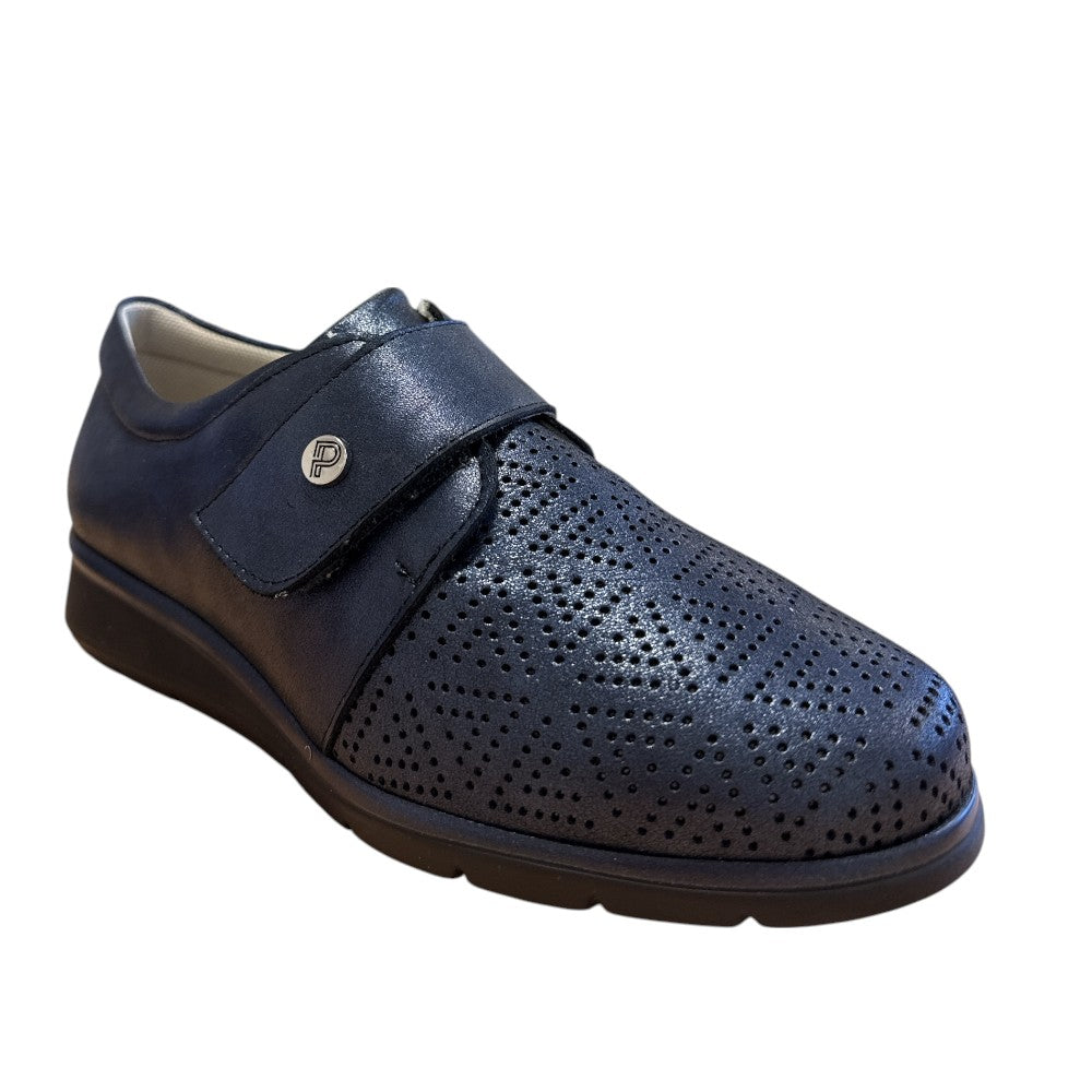 Pitillos 11-031 Navy Leather Casual Shoes