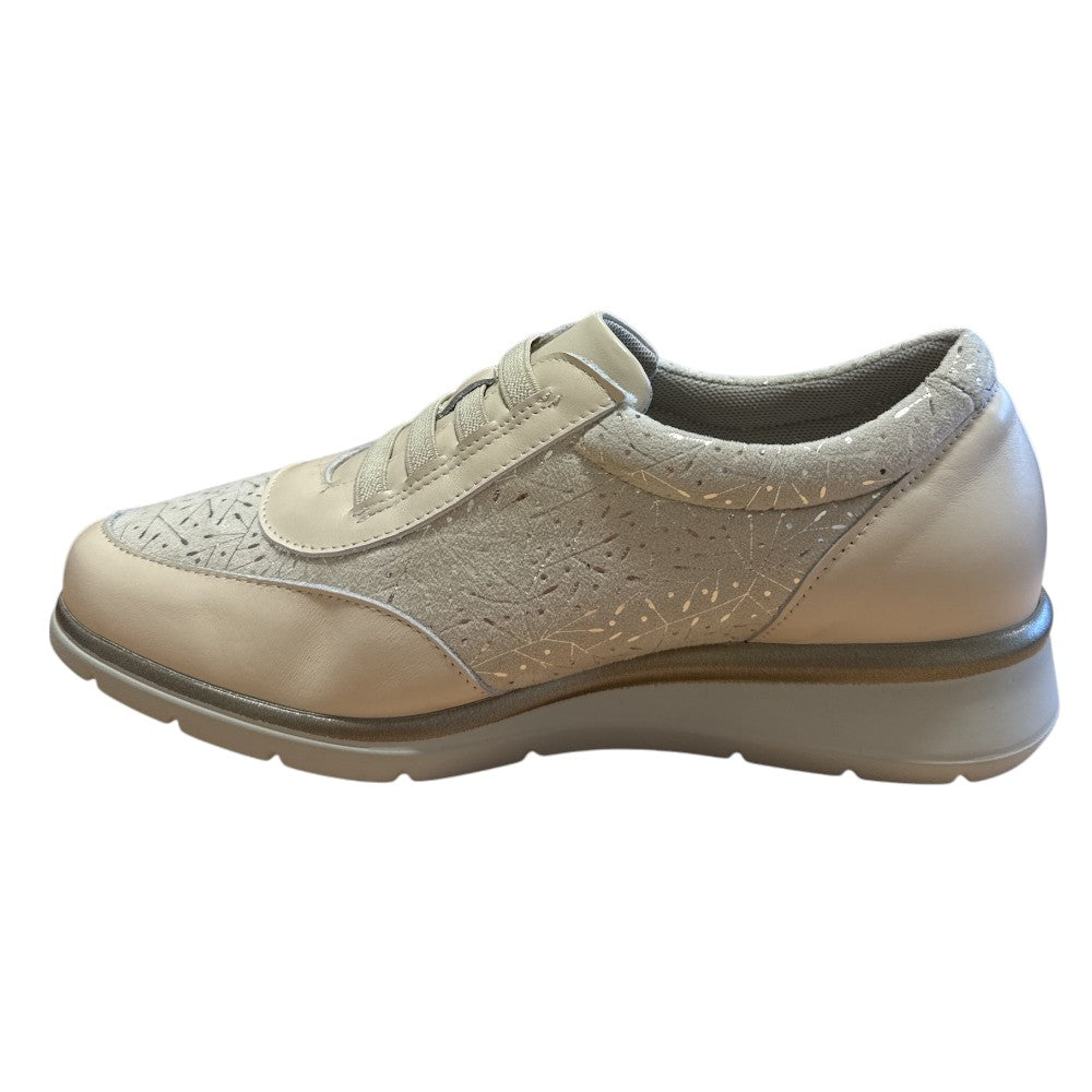 Pitillos 11.034 Beige Leather Casual Shoes