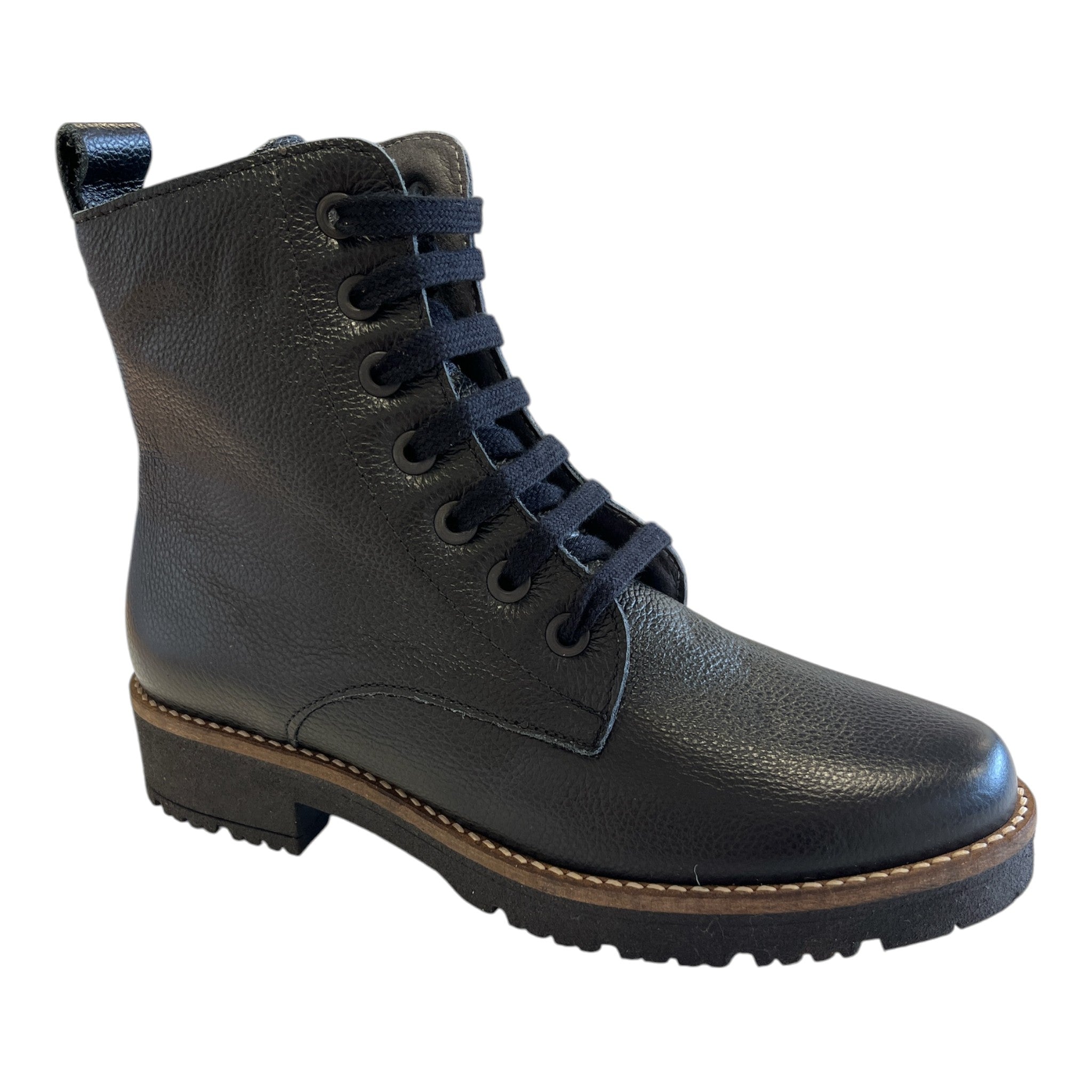 Pitillos Black Leather Boots