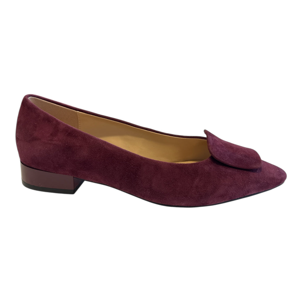 Lotus Quinn Burgundy Low Heeled Court Shoes