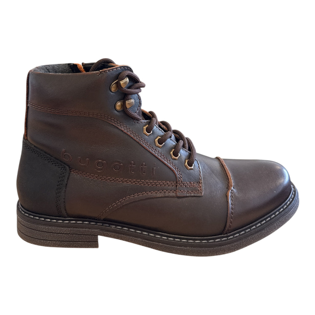 Bugatti Raga Men's Dark Brown Leather Boots