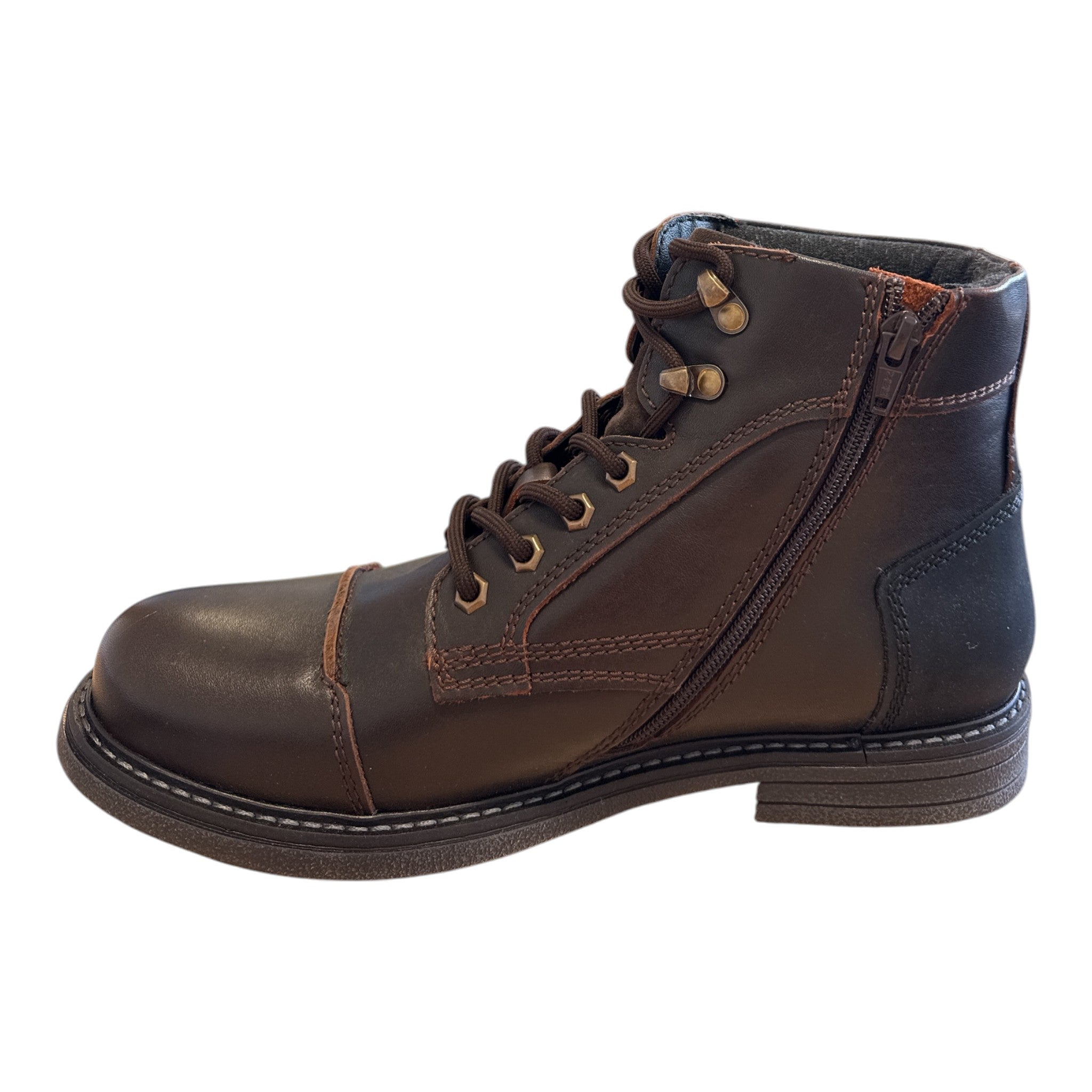 Bugatti Raga Men's Dark Brown Leather Boots
