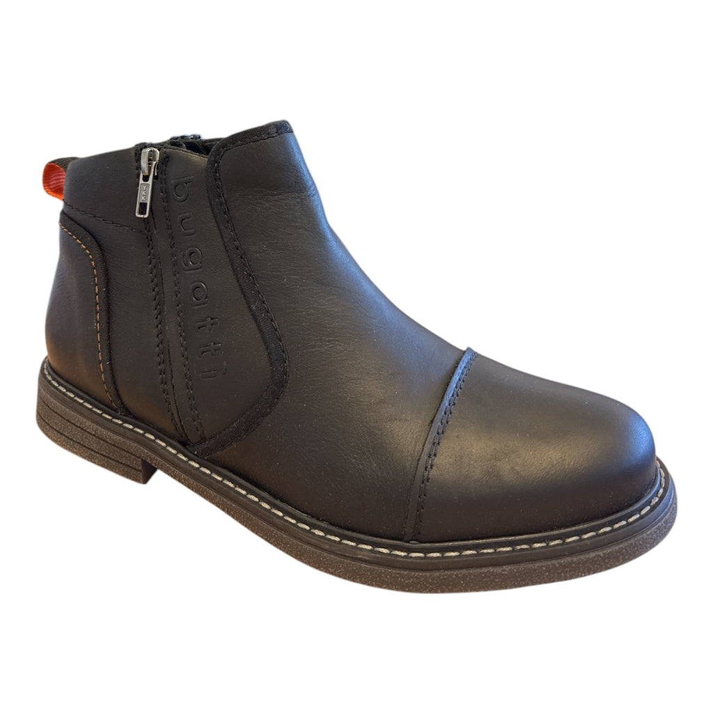 Bugatti Raga Black Leather Boots