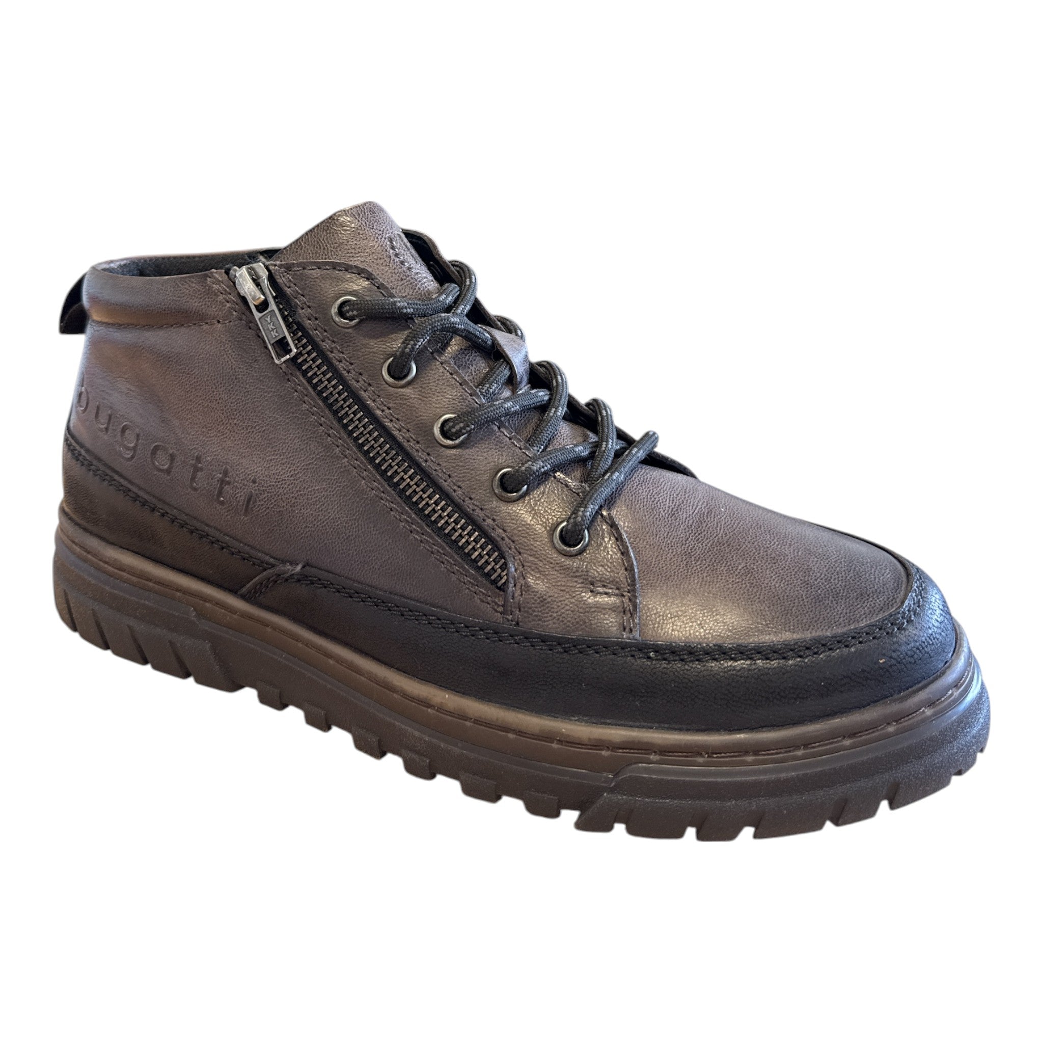 Bugatti Ragrix Men's Grey Leather Boots
