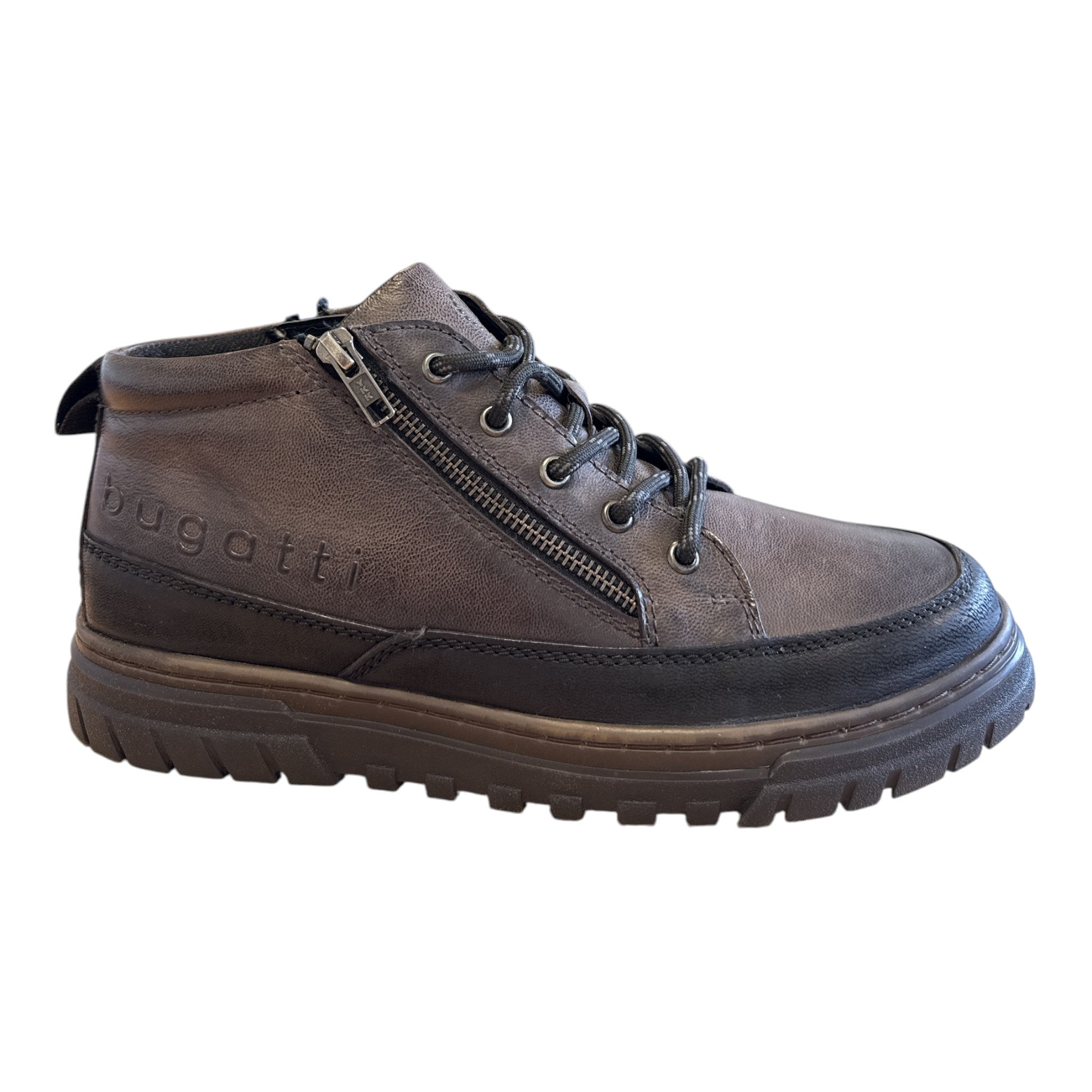 Bugatti Ragrix Men's Grey Leather Boots