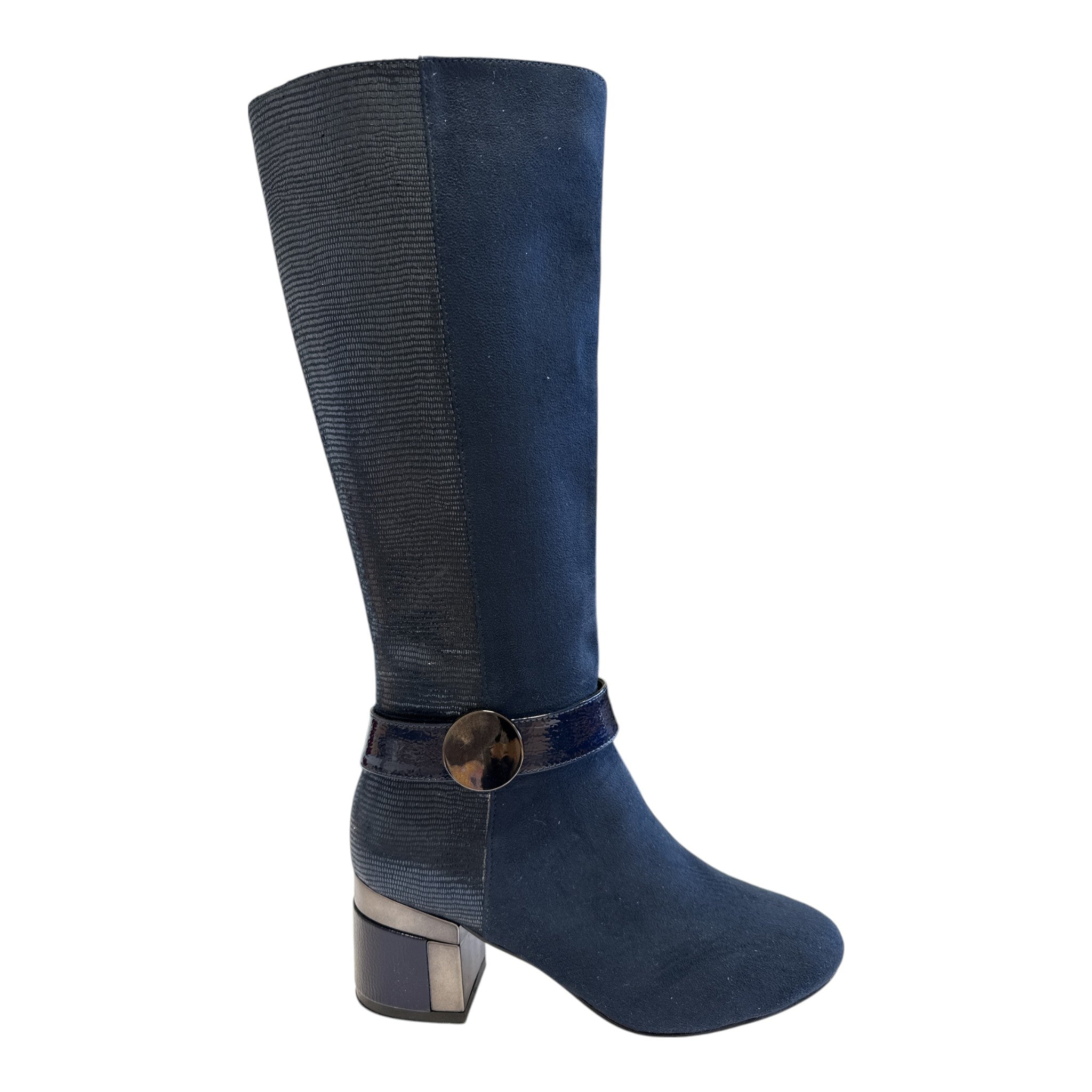 Lotus Solia Navy Knee-High Boots