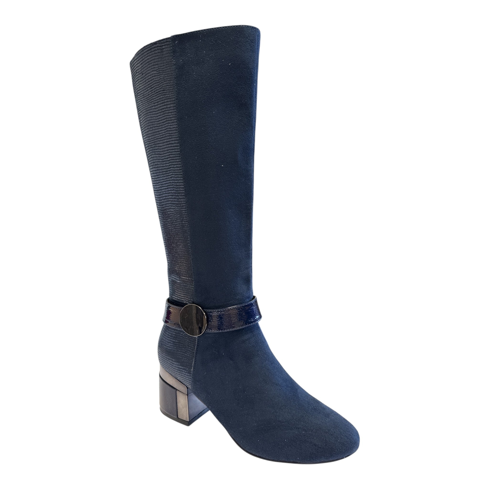 Lotus Solia Navy Knee-High Boots