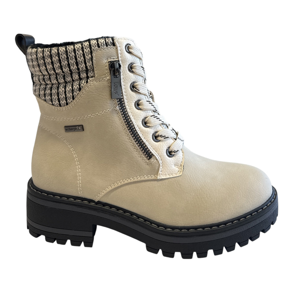 Lotus Stefani Winter White Waterproof Ankle Boots