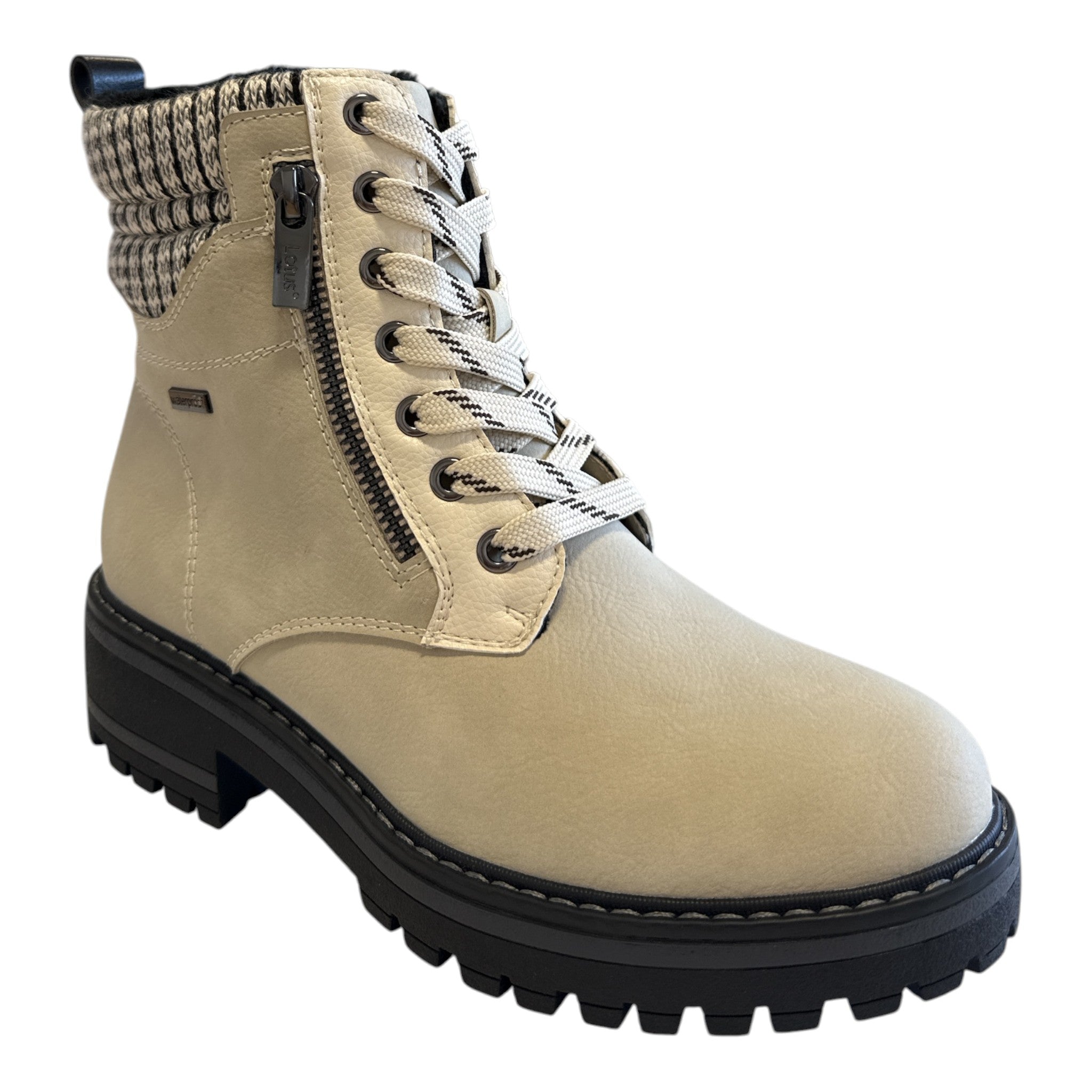 Lotus Stefani Winter White Waterproof Ankle Boots