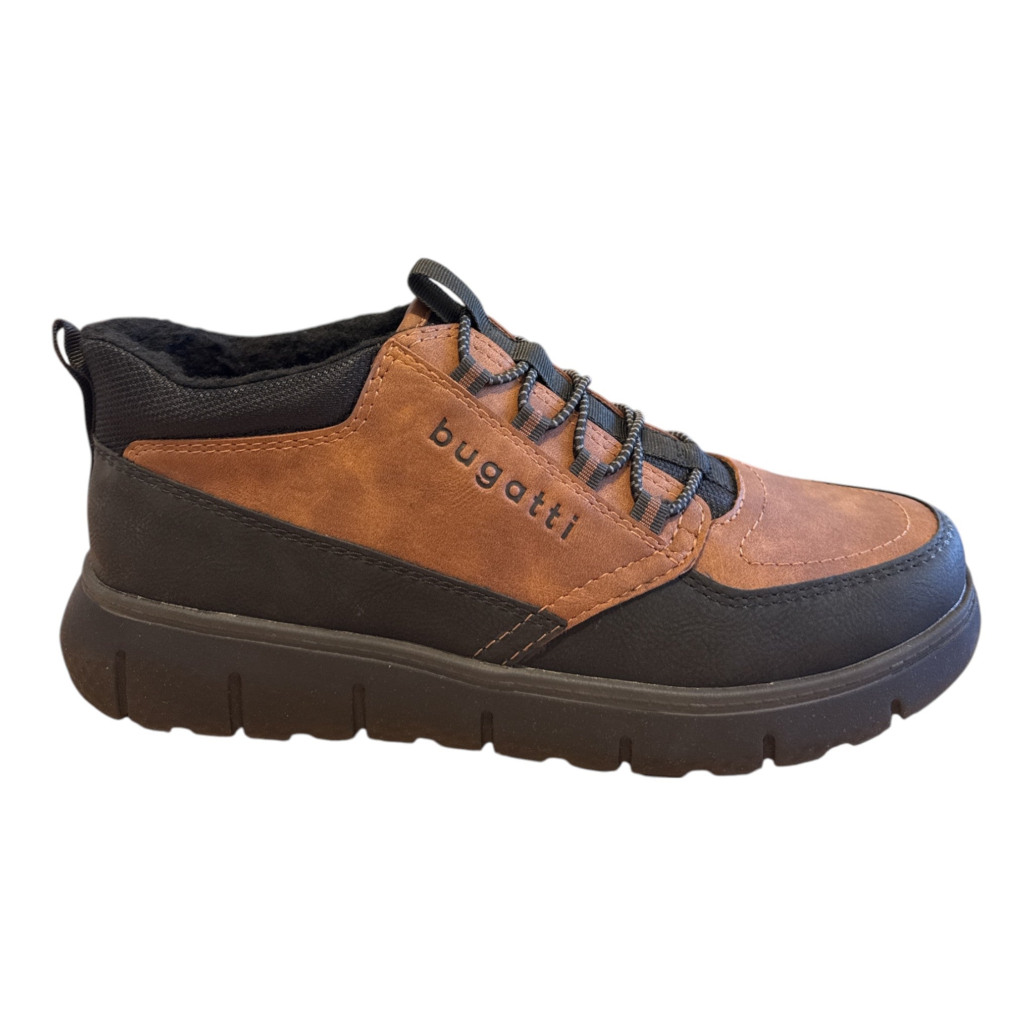 Bugatti Summun Brown and Black Boots