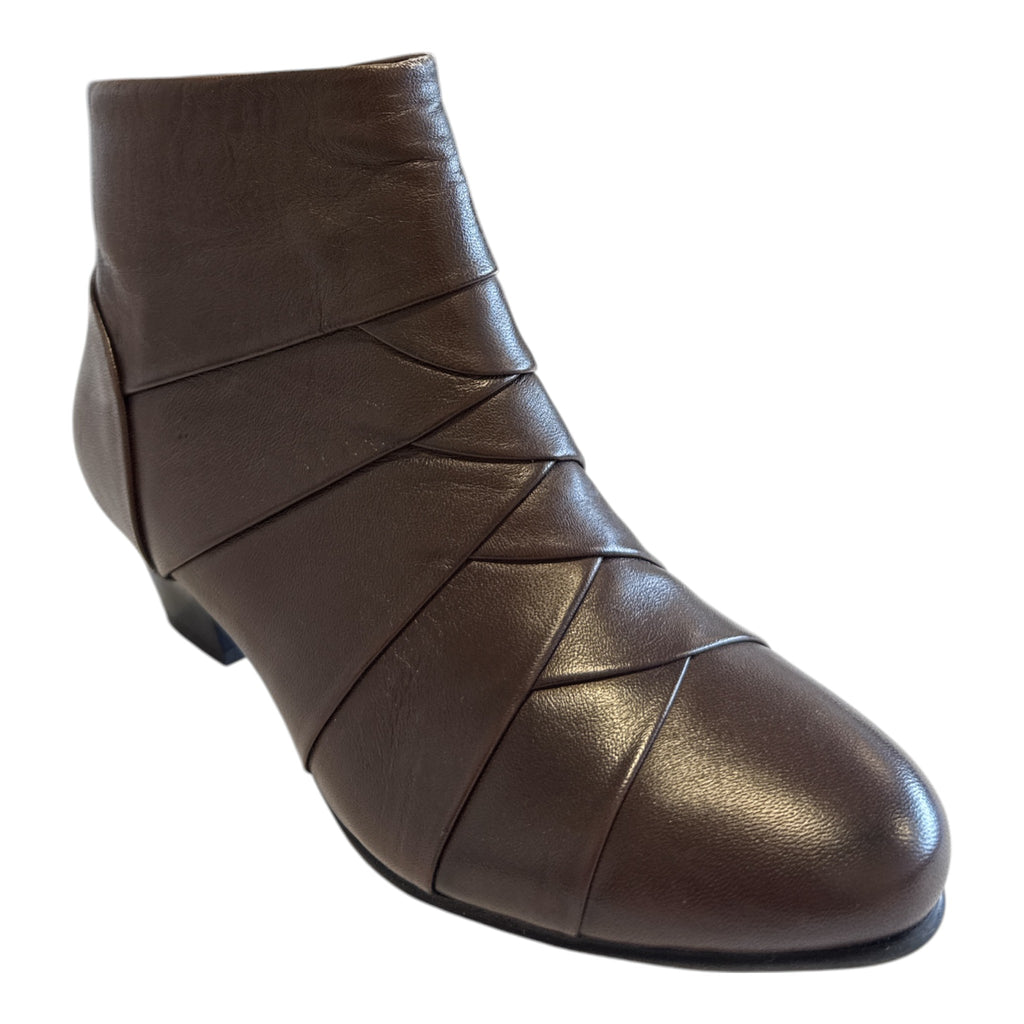 Lotus Tara Brown Leather Ankle Boots