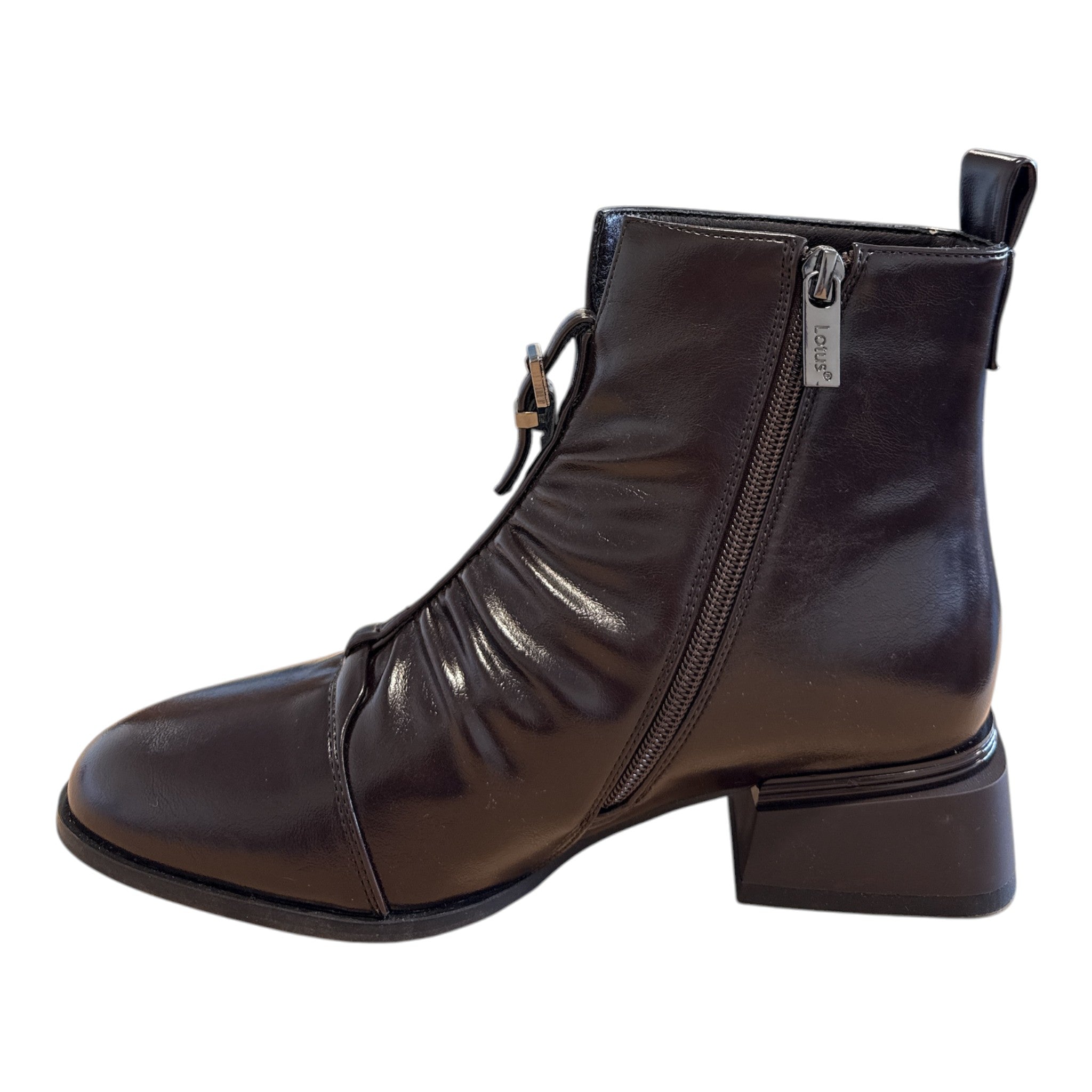 Lotus Tarni Brown Ankle Boots