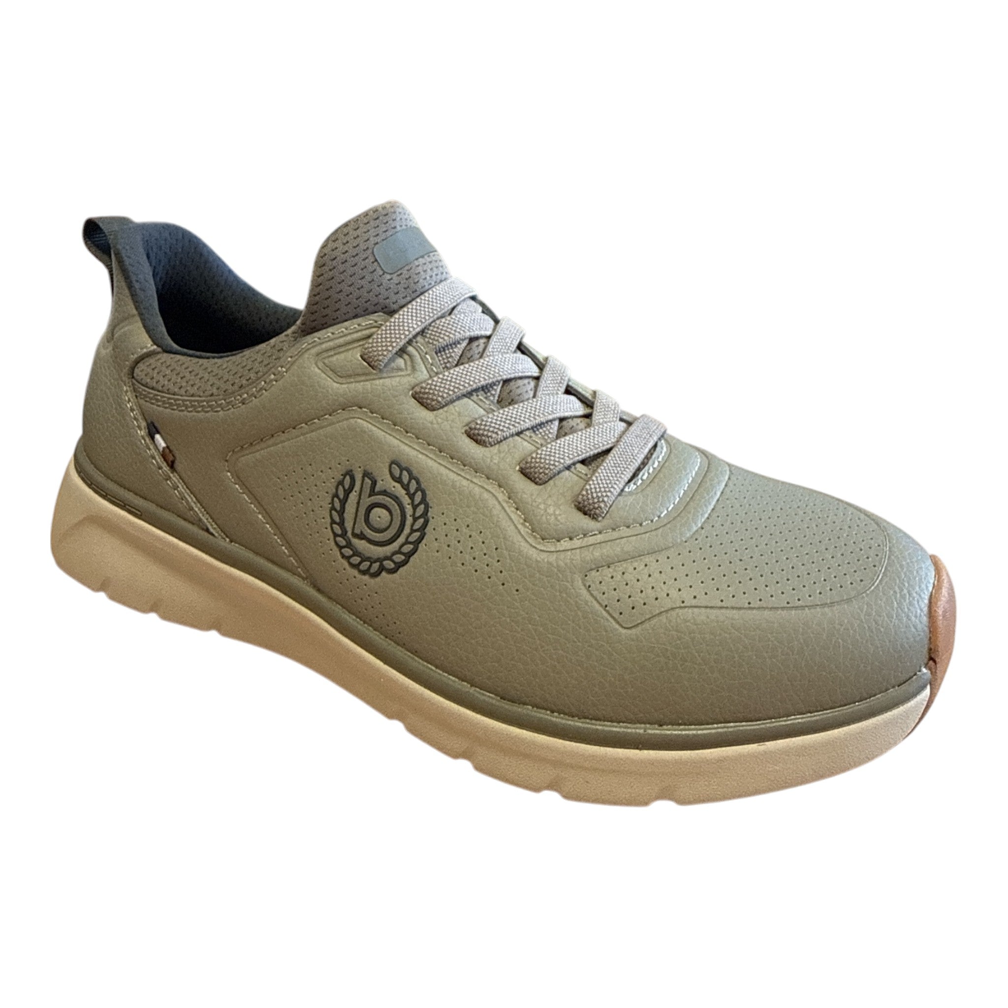 Bugatti Class Taupe Slip-On Trainers