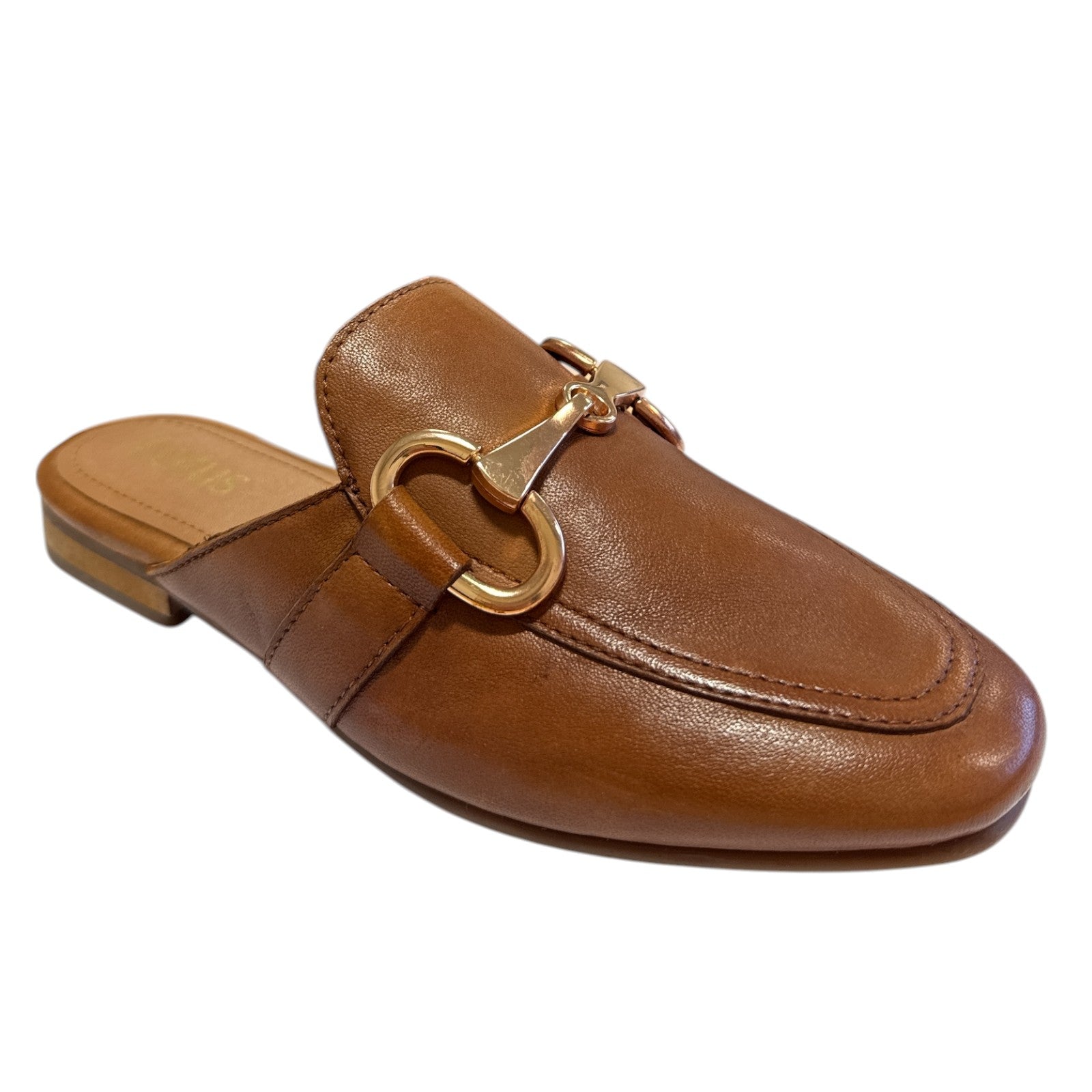 Lotus Taylor Tan Leather Mules