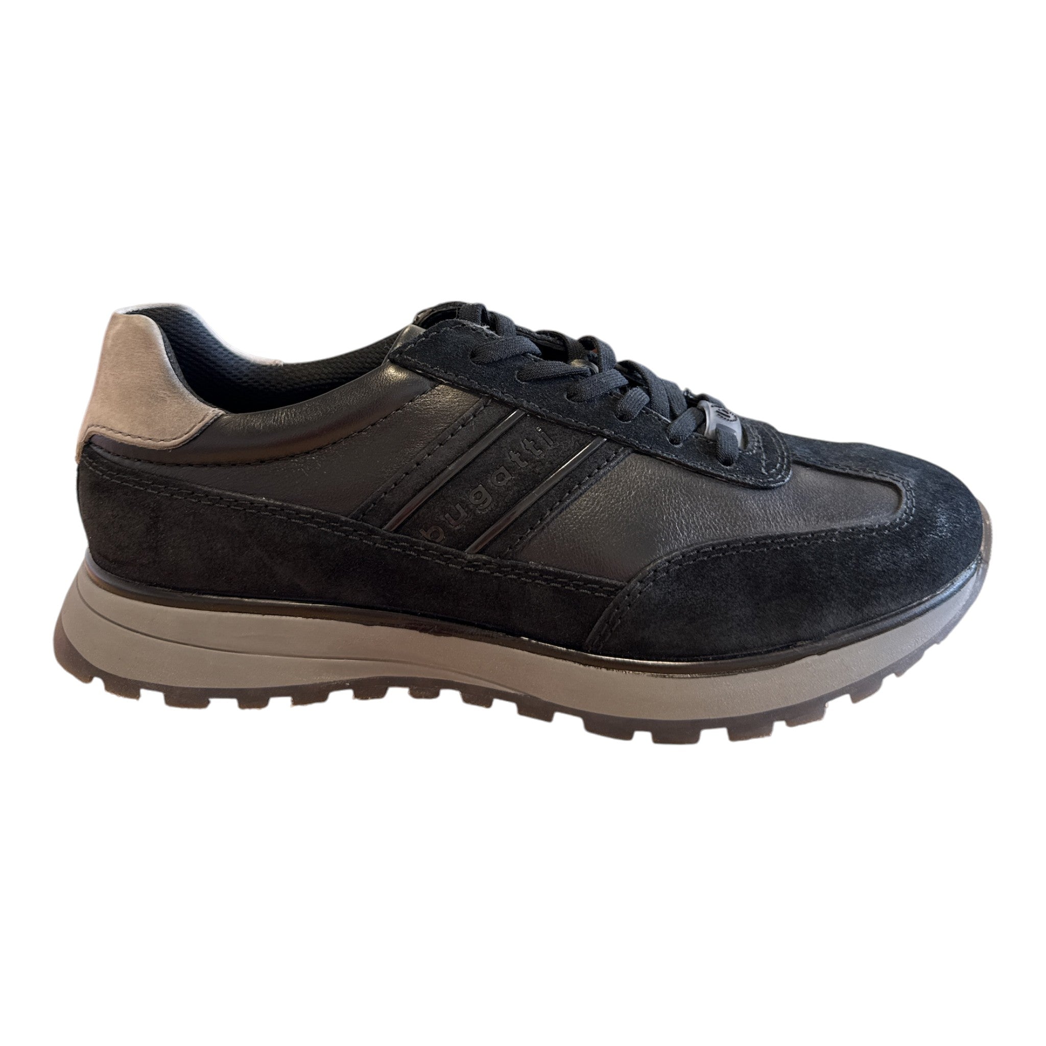 Bugatti Timon Black Trainers