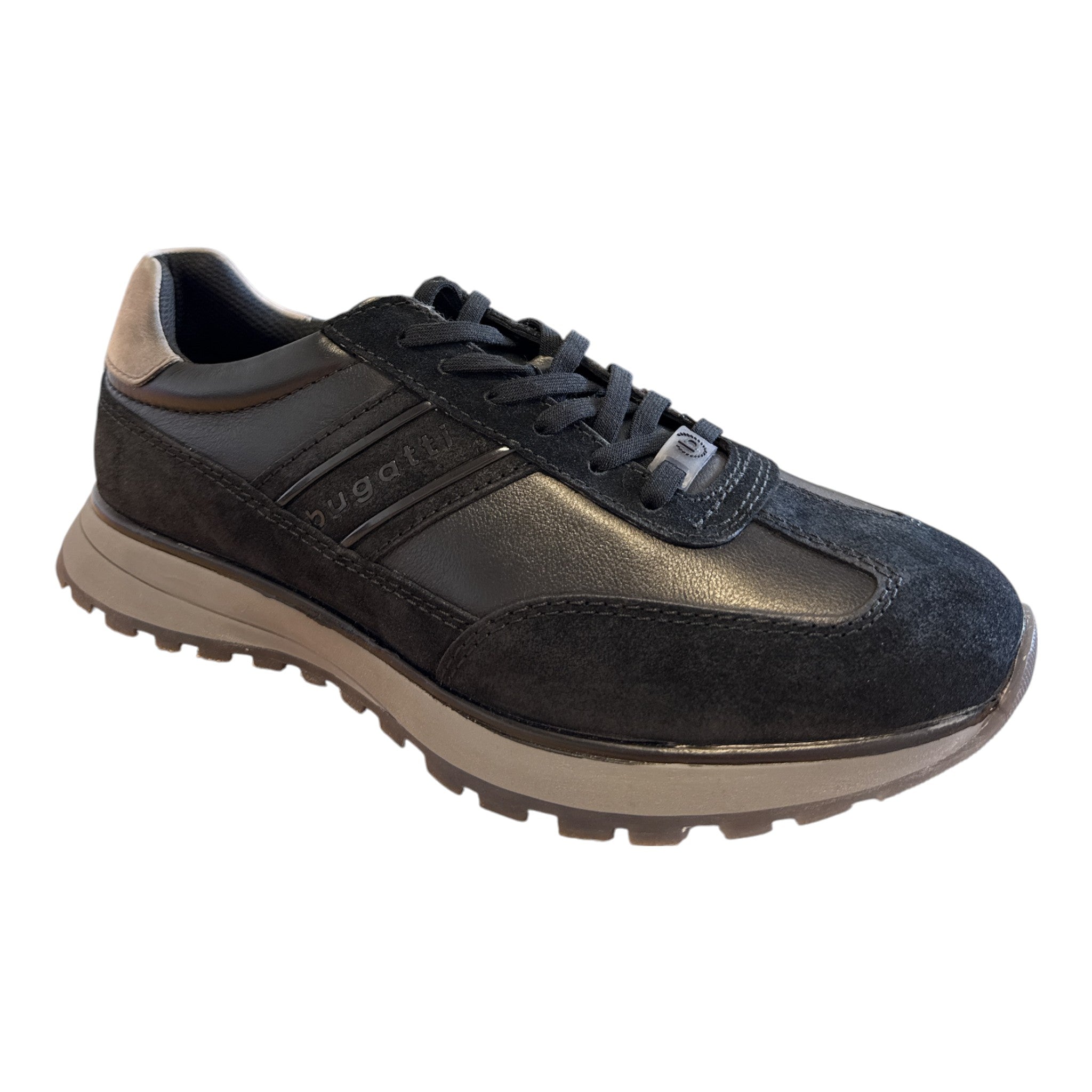 Bugatti Timon Black Trainers