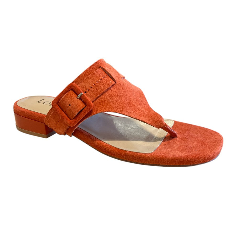 Lotus Vittoria Orange Toe-Post Sandals
