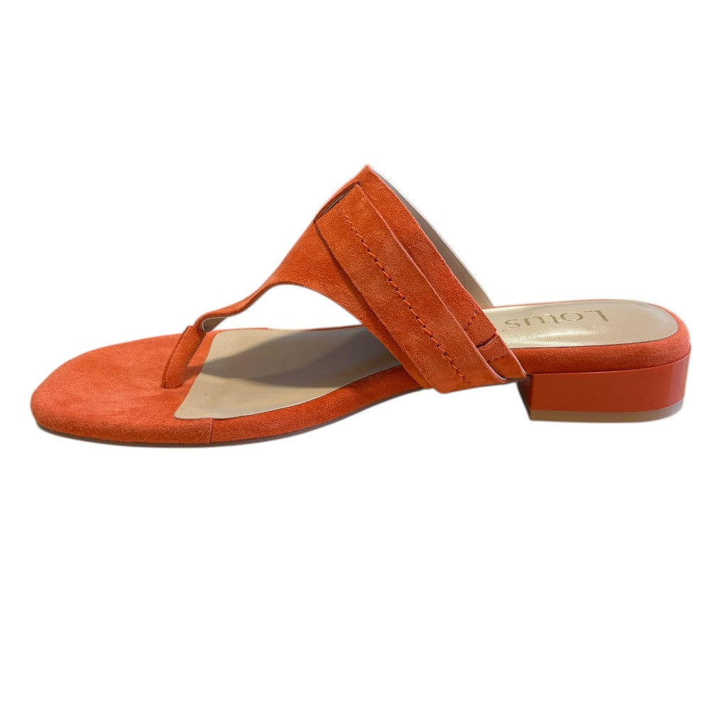 Lotus Vittoria Orange Toe-Post Sandals