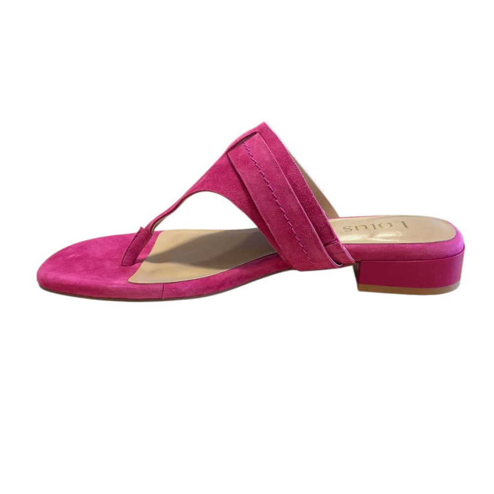 Lotus Vittoria Pink Toe-Post Sandals