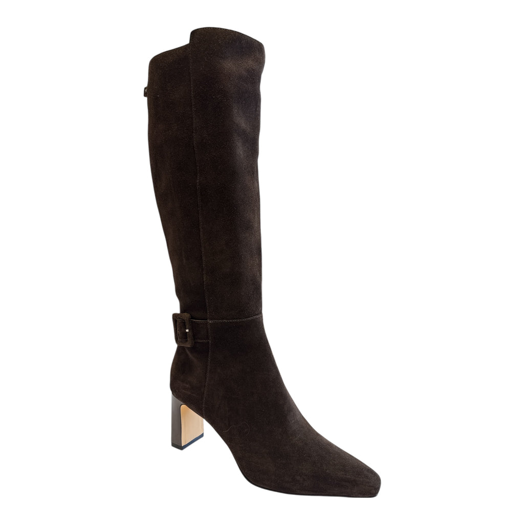Lotus Wendy Brown Suede Knee-High Boots