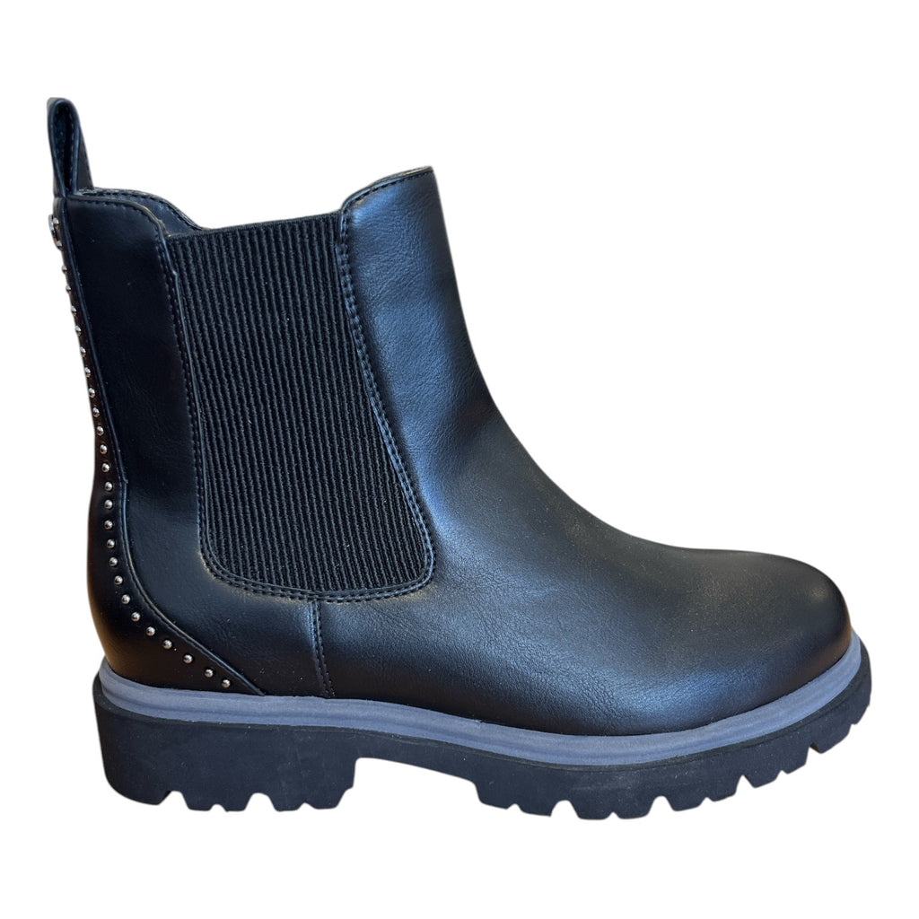 Lotus Selma Black Print Ankle Boots