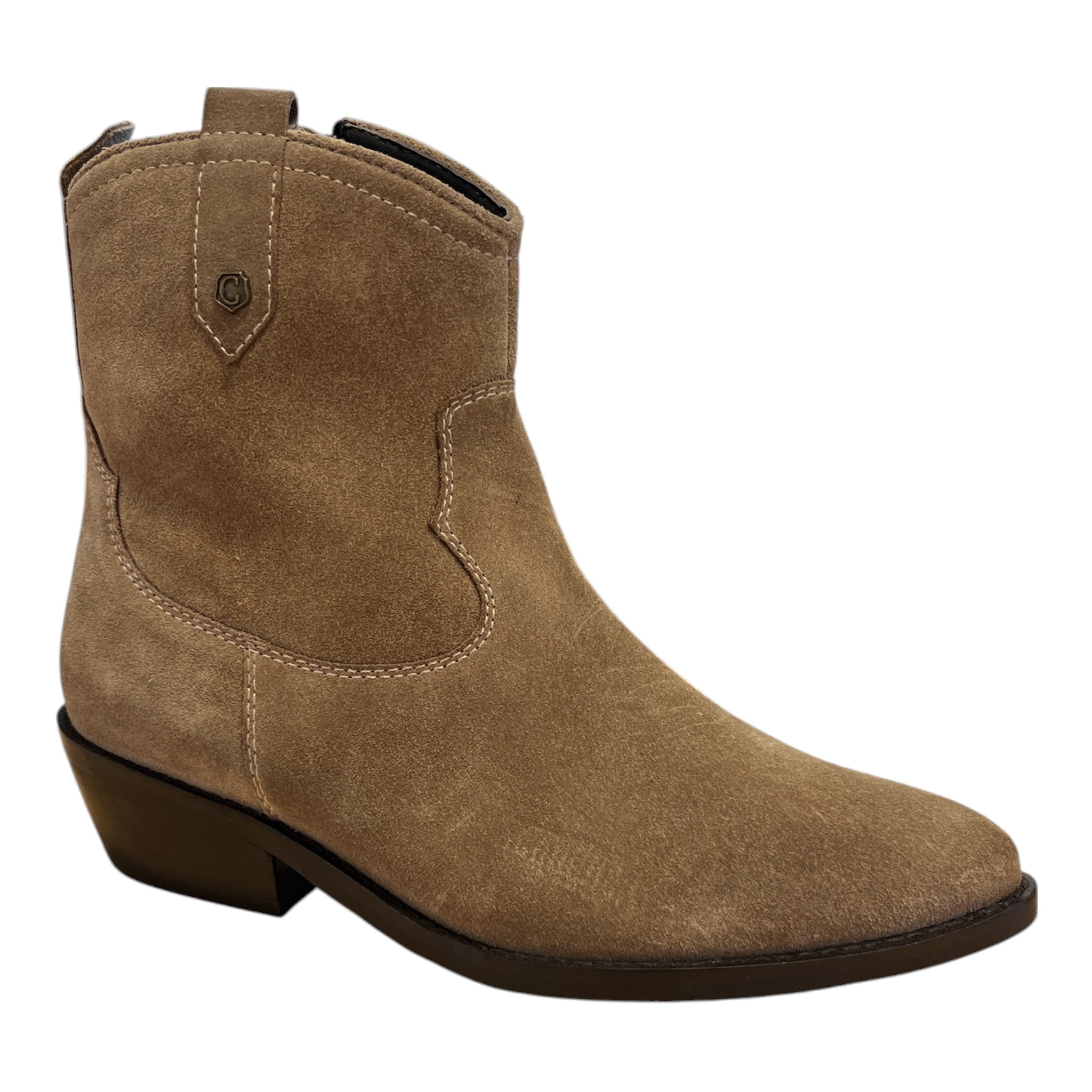 Carmela Taupe Suede Ankle Boots 164175