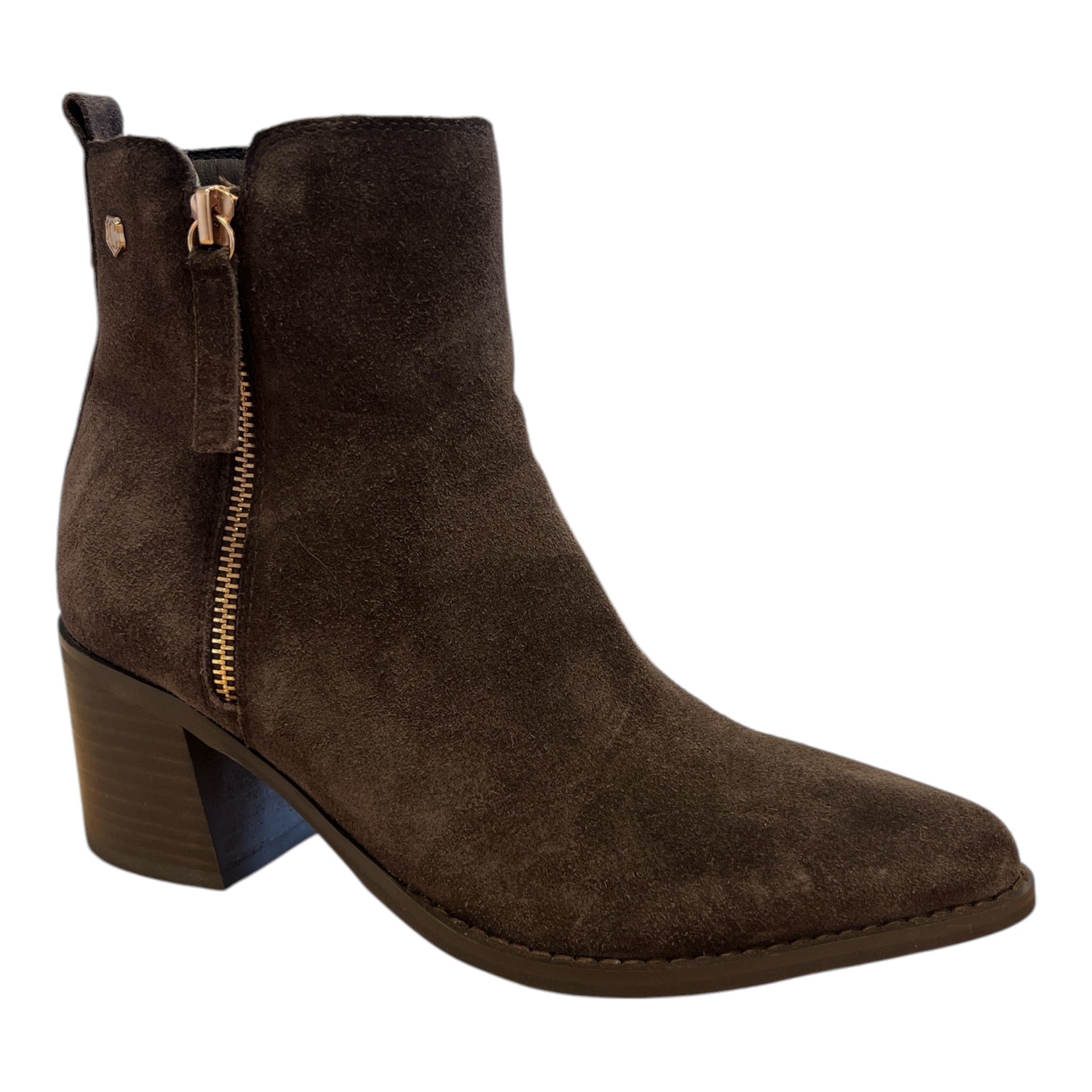Brown Suede Ankle Boots 164257