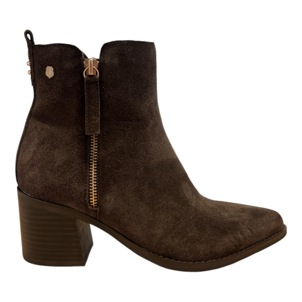 Brown Suede Ankle Boots 164257