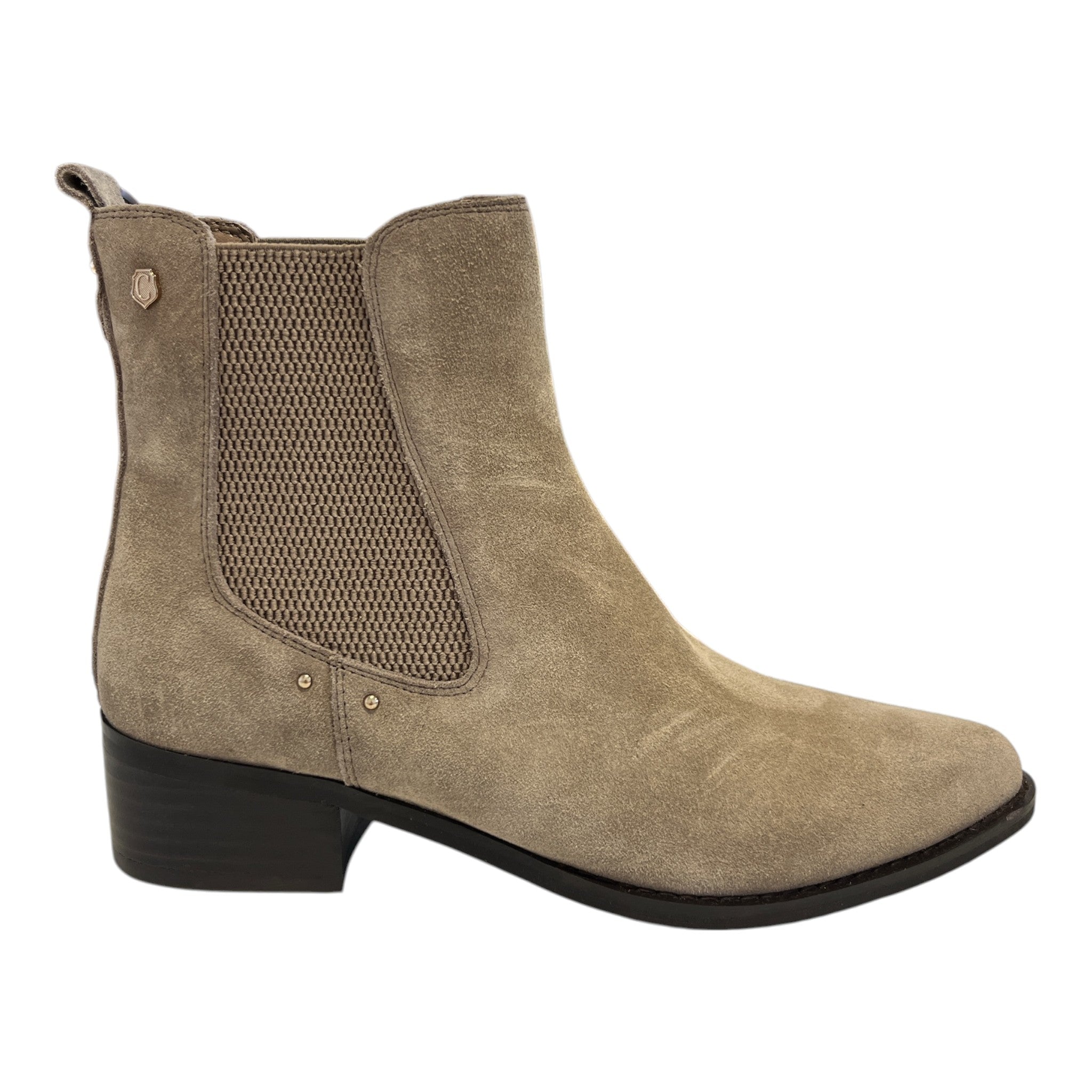 Carmela Taupe Suede Chelsea Boots 146143