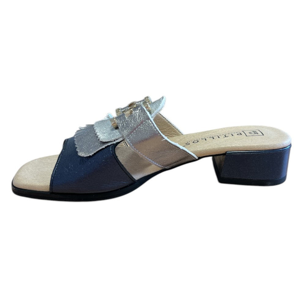 Pitillos 11.204 Navy Mule Sandals
