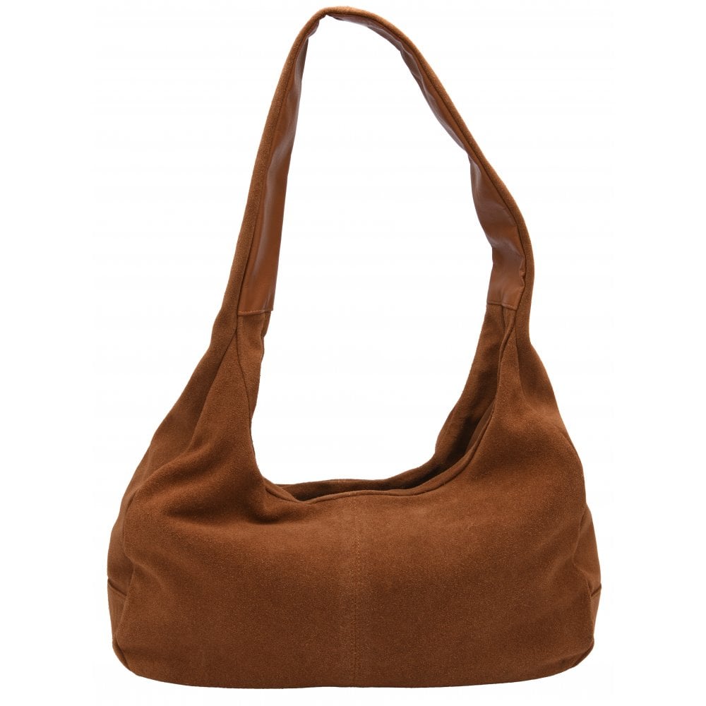 Lotus Francina Tan Suede Handbag